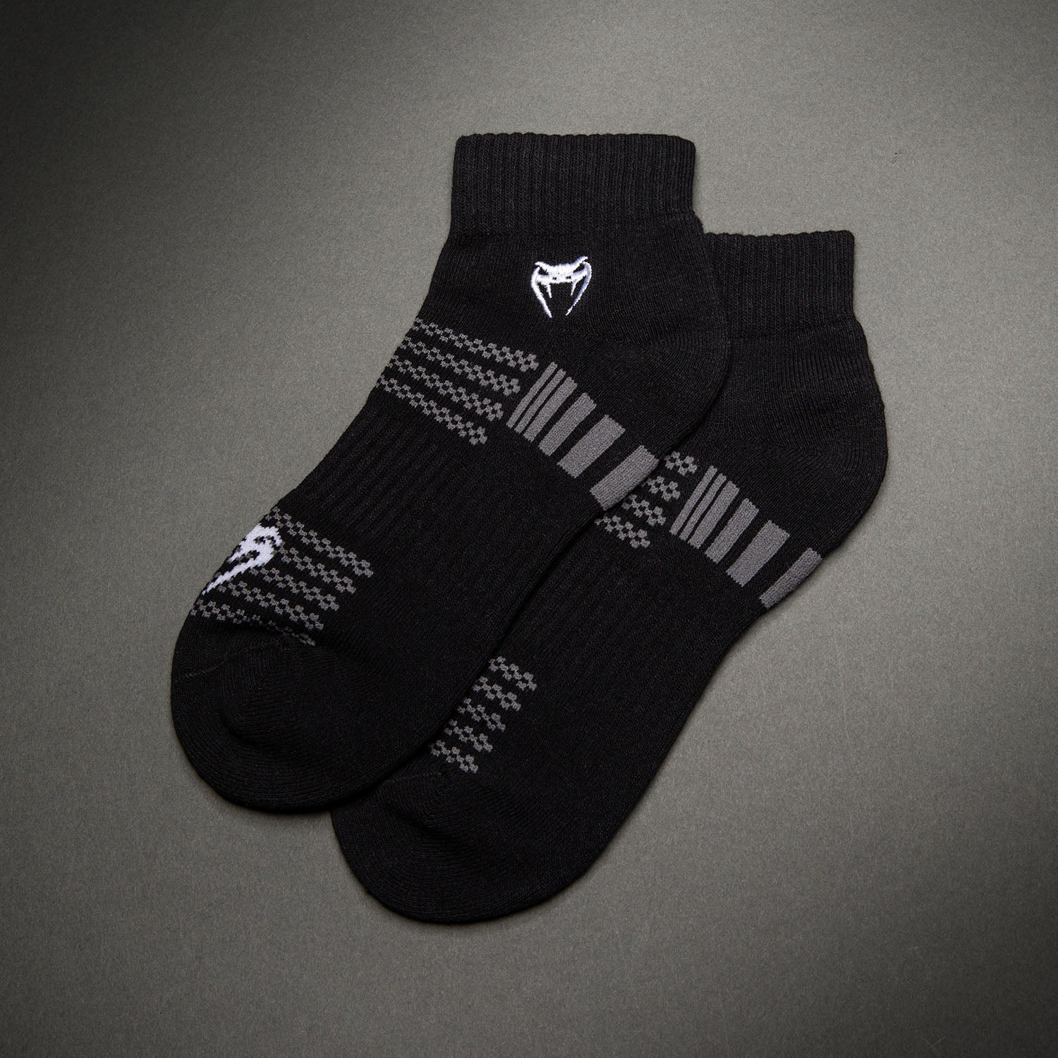 Pack de 3 Paires de Chaussettes Courtes Venum Vector - Noir/Gris - product-type_Chaussettes