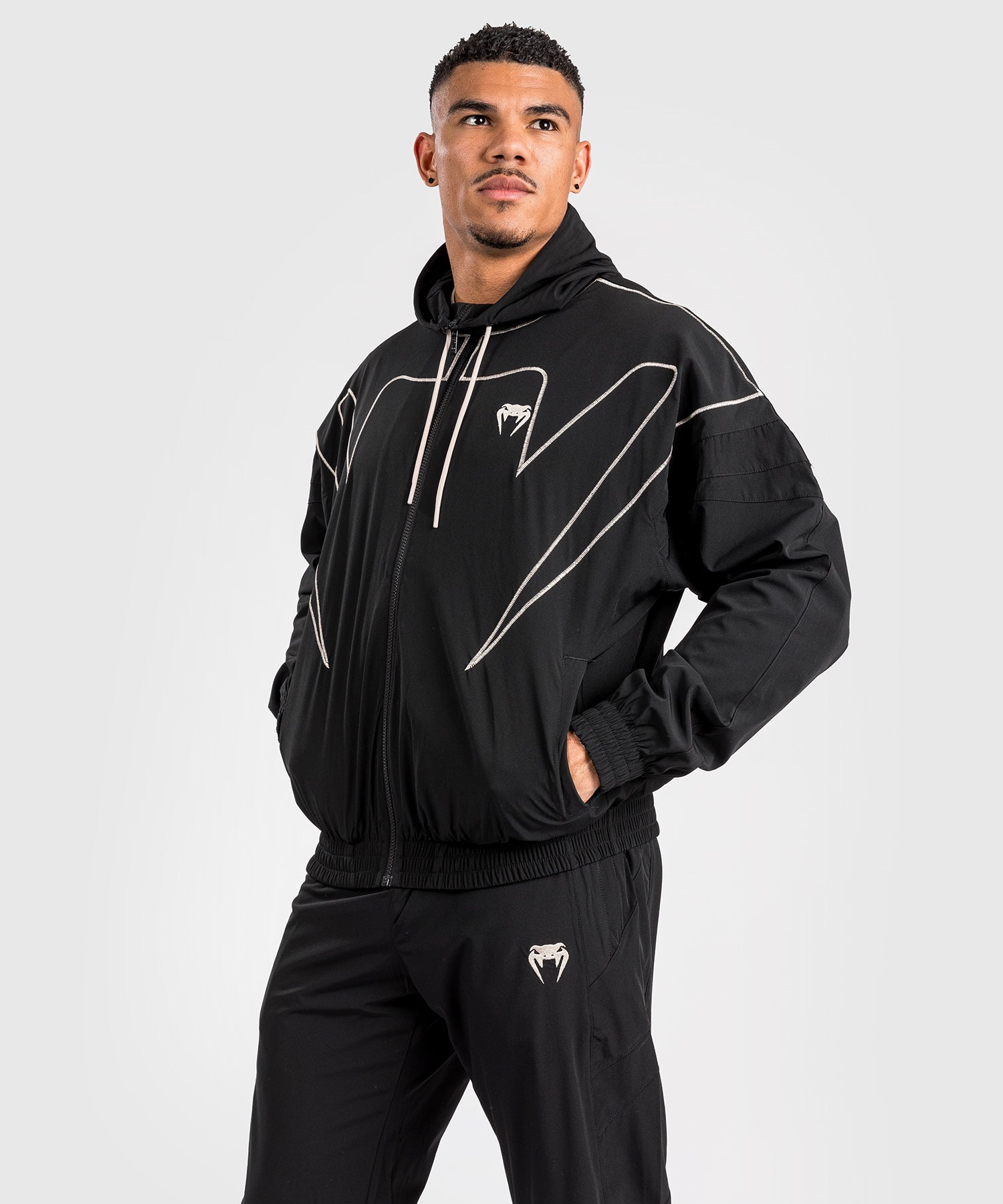 Veste de survêtement Venum Attack 90 - Noir/Blanc - product-type_Sweatshirts