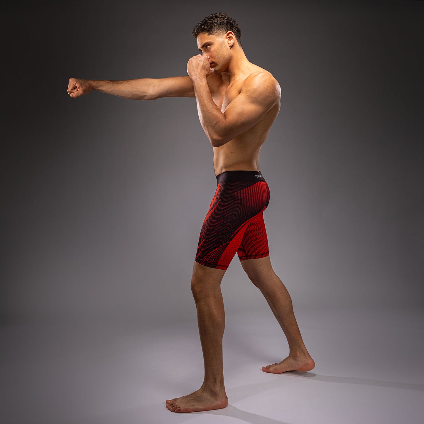 Short de Compression Venum Galactic 3.0 - Rouge/Argent