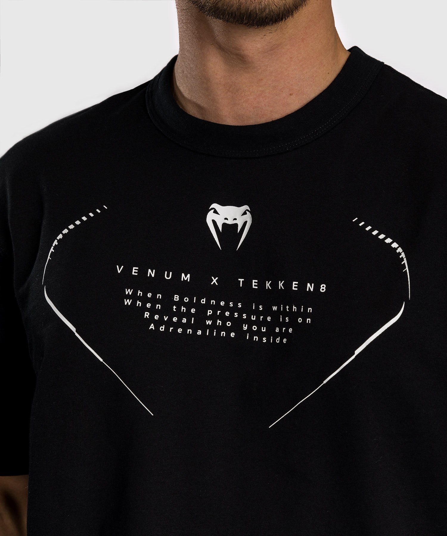 T-Shirt Venum x TEKKEN 8 - Jin Kazama - Noir/Noir/Blanc - product-type_T-Shirts