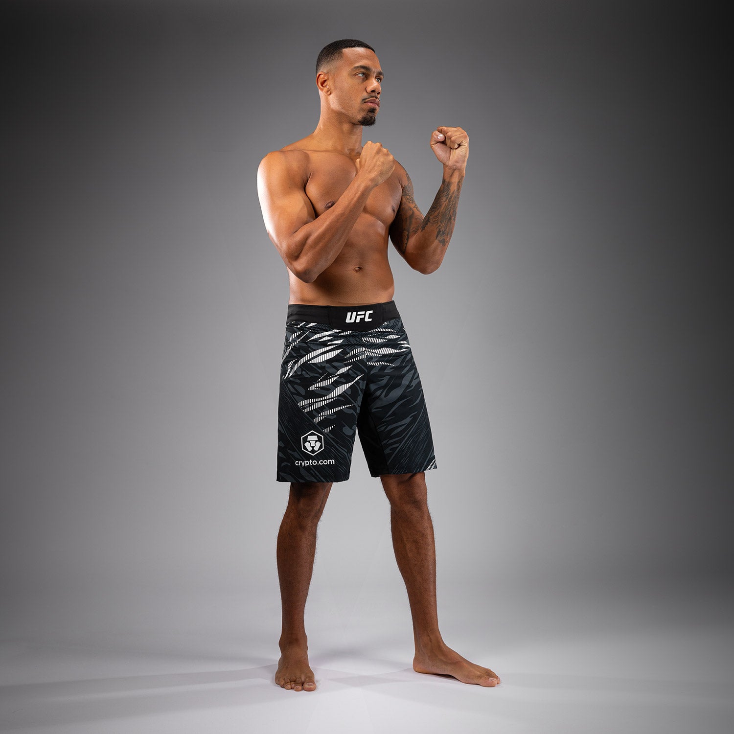 Shorts de Combat pour Hommes UFC Fusion by Venum Authentic Fight Night - Coupe Longue - Noir - product-type_Shorts de MMA