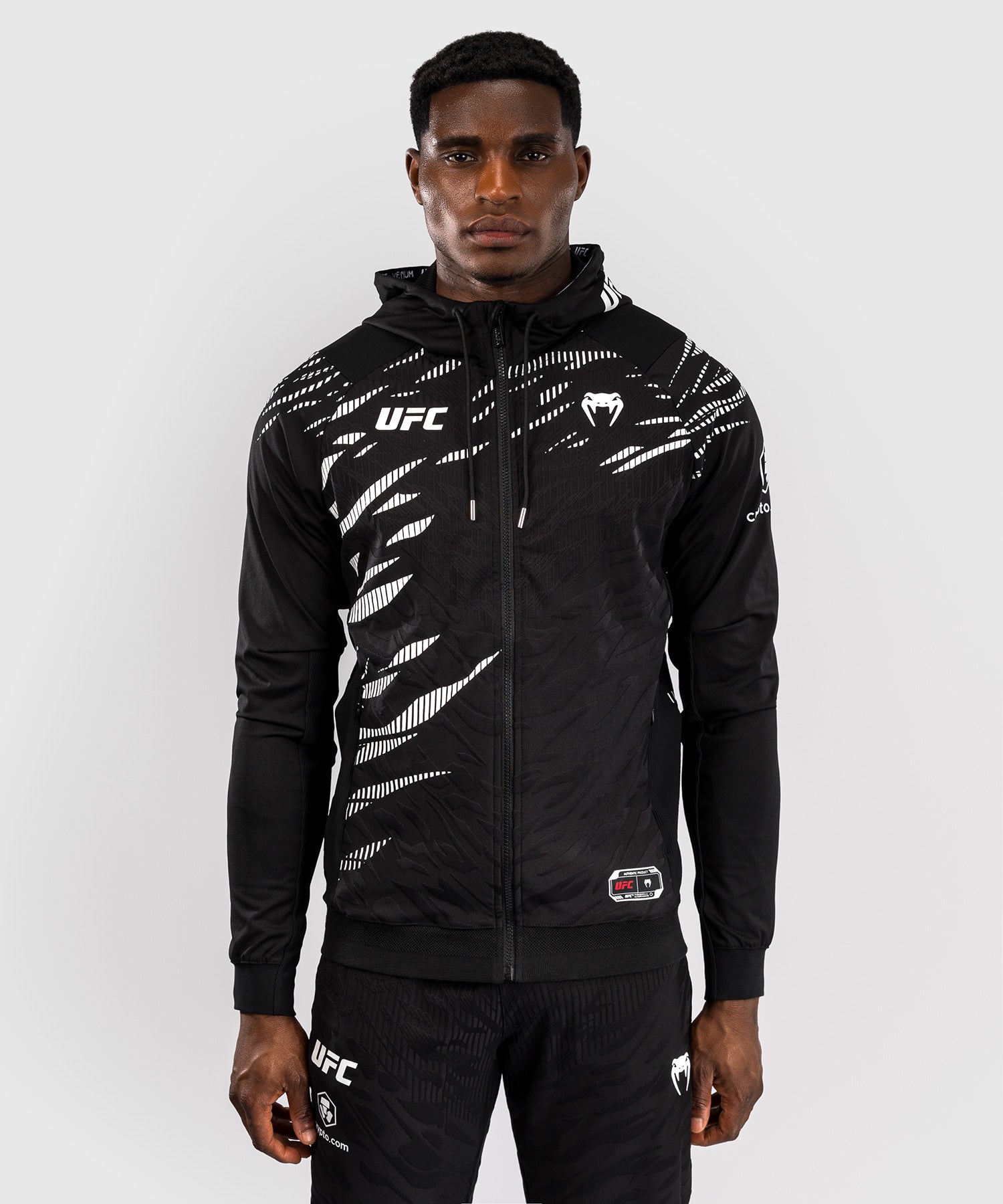 Veste à Capuche pour Hommes UFC Fusion by Venum Personnalisé Authentic Fight Night - Noir - product-type_Vestes