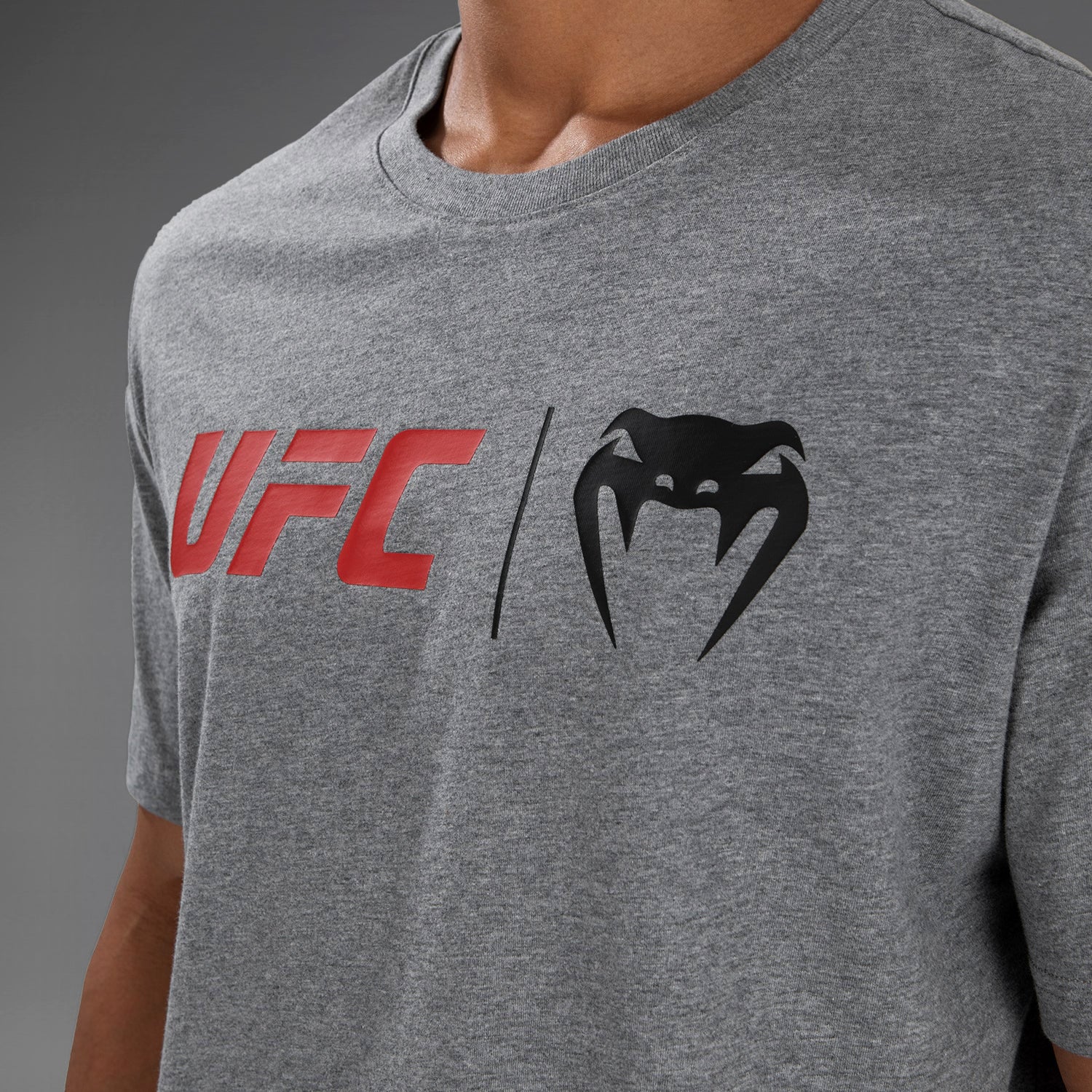 T-Shirt UFC Venum Classic - Gris/Rouge - product-type_T-Shirts