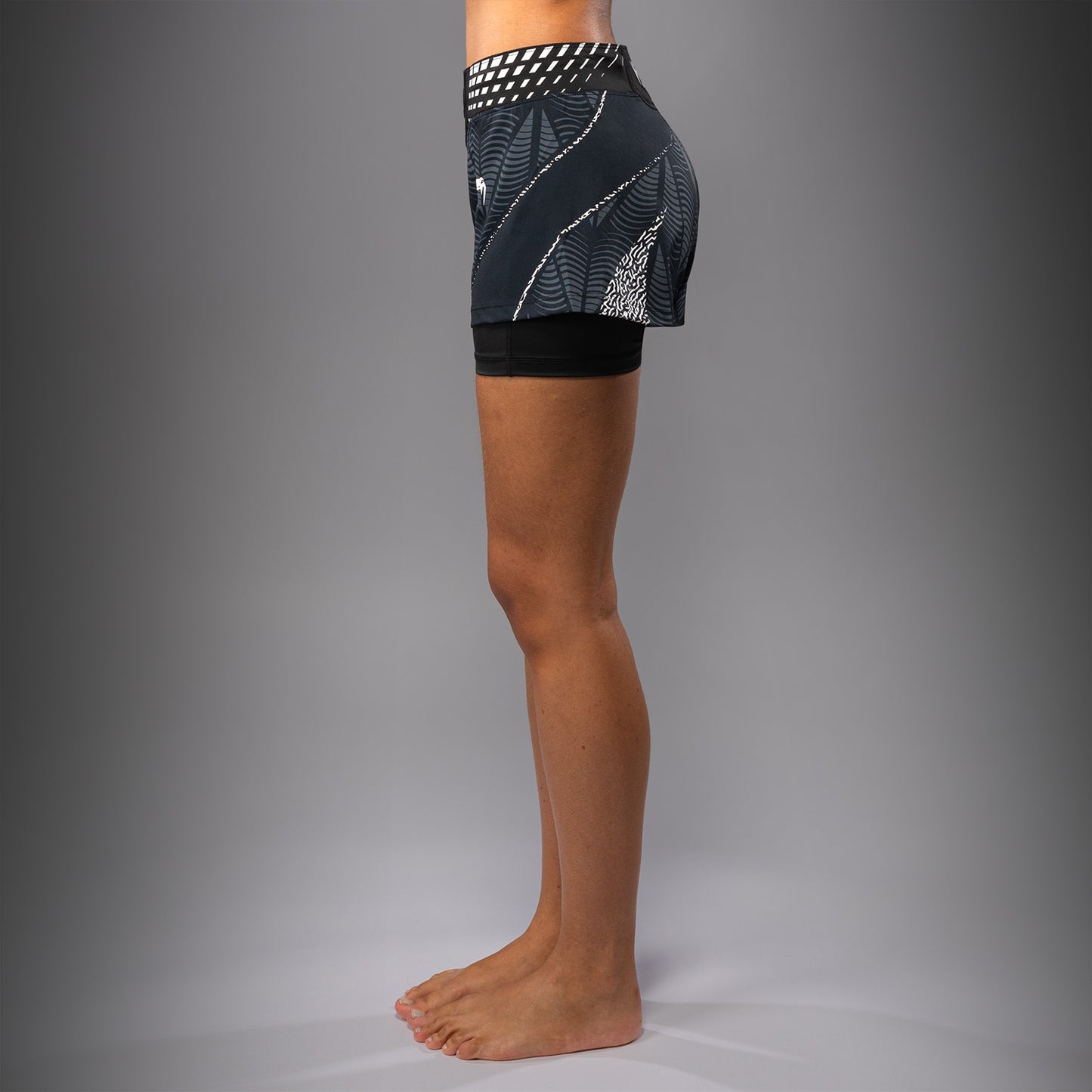 Short de combat coupe courte Femme Personnalisé UFC Zenith by Venum Authentic Fight Night - Noir