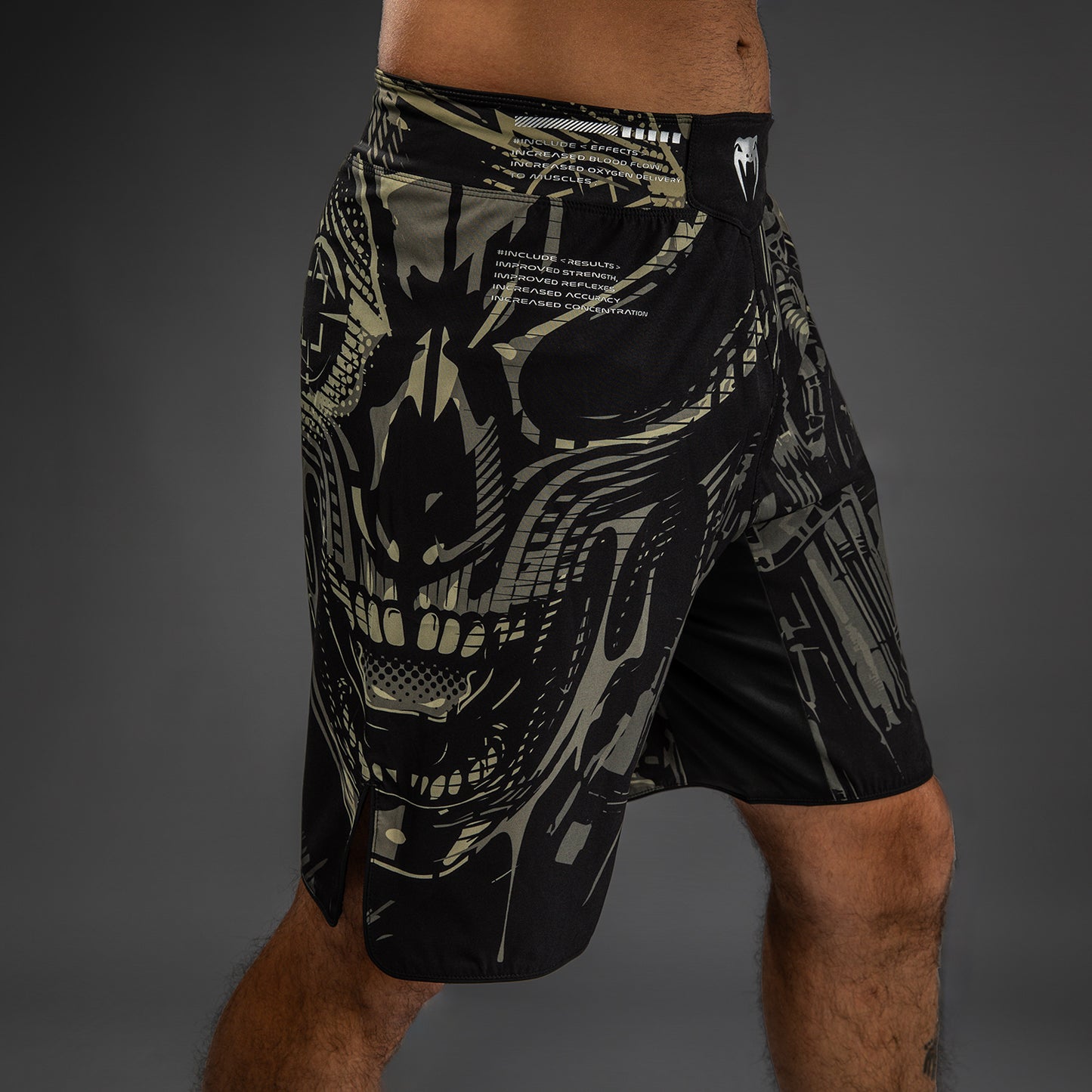 Short de combat Venum Invader - Noir/Sable - product-type_Shorts de MMA