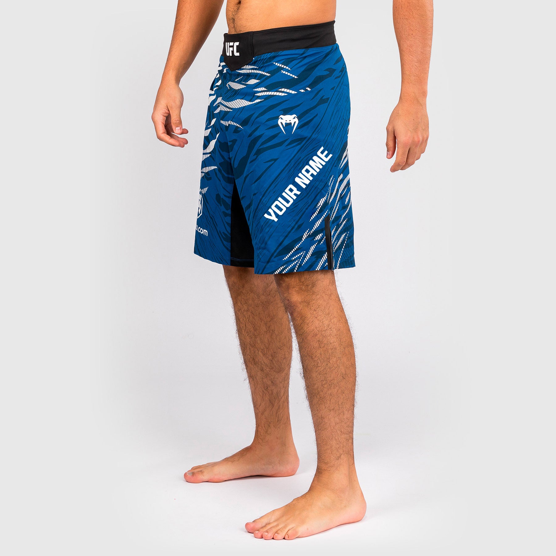 Shorts de Combat pour Hommes UFC Fusion by Venum Personnalisé Authentic Fight Night - Coupe Longue - Bleu - product-type_Shorts de MMA