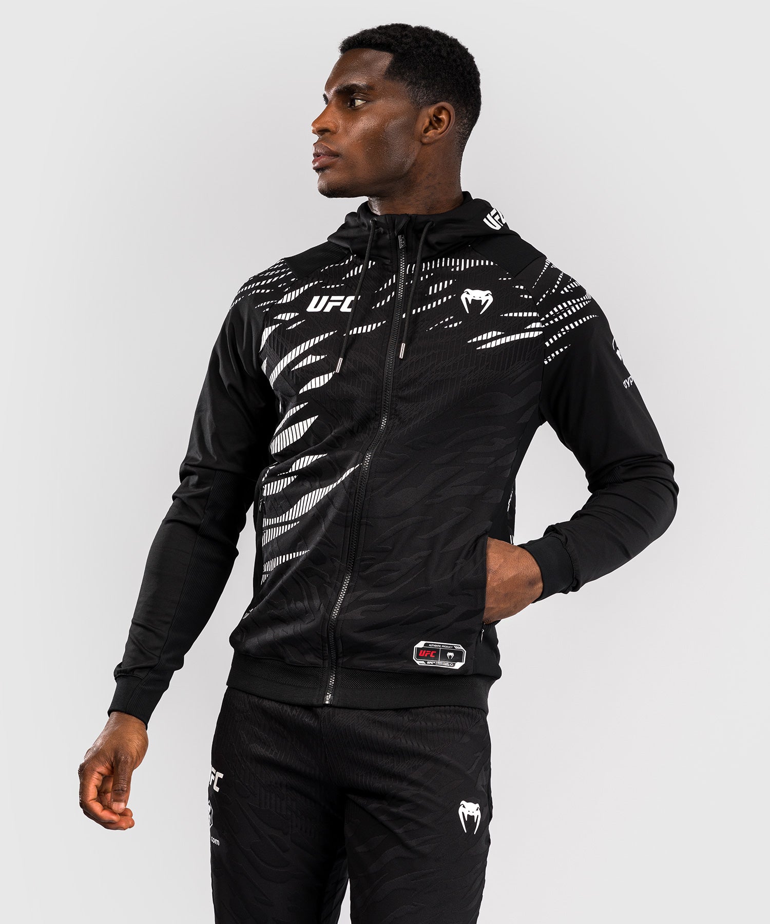 Veste à Capuche pour Hommes UFC Fusion by Venum Personnalisé Authentic Fight Night - Noir - product-type_Vestes