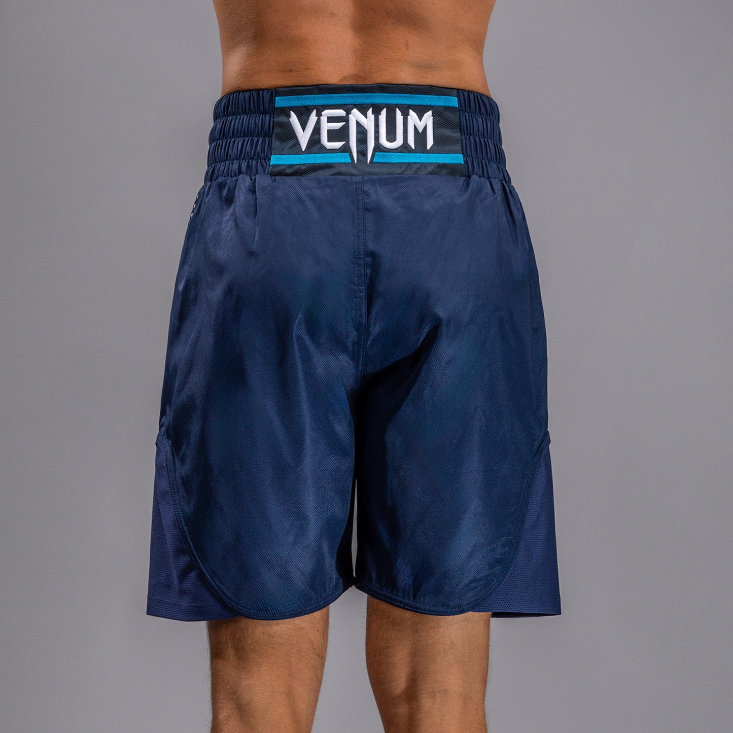 Short de Boxe Venum x Top Rank Original pour Hommes - Bleu Marine - product-type_Shorts de boxe