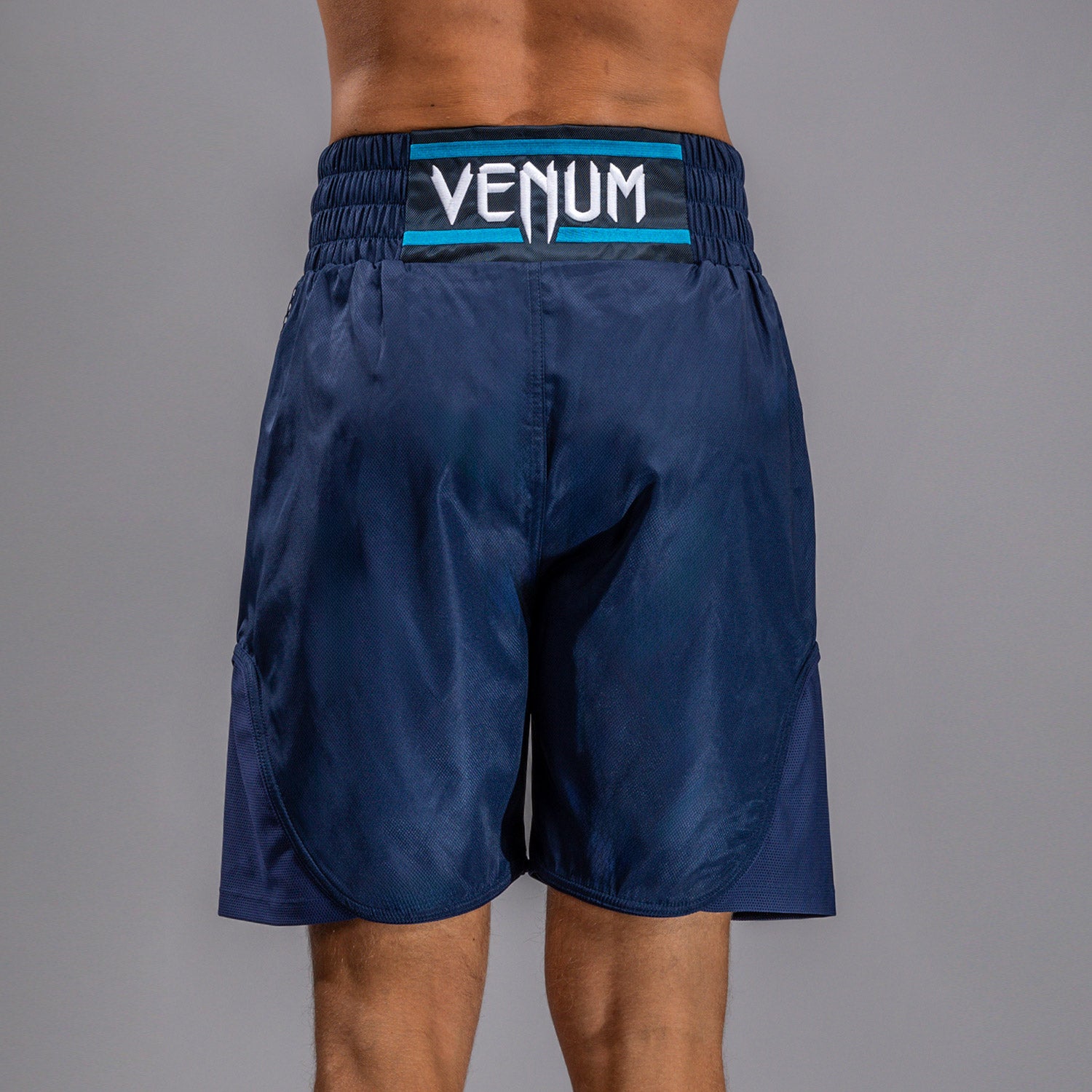 Short de Boxe Venum x Top Rank Original pour Hommes - Bleu Marine - product-type_Shorts de boxe