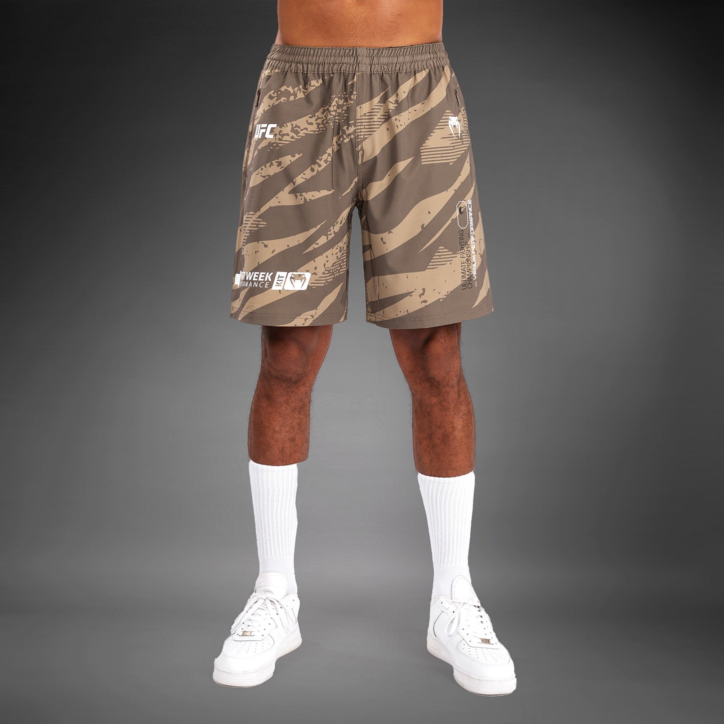 Short de Performance pour Hommes UFC Adrenaline by Venum Fight Week - Desert Camo - product-type_Shorts de training
