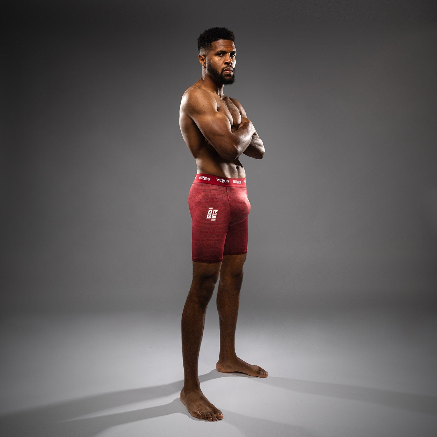 Short de Compression pour Hommes Venum x Ares - Bordeaux - product-type_Shorts de compression
