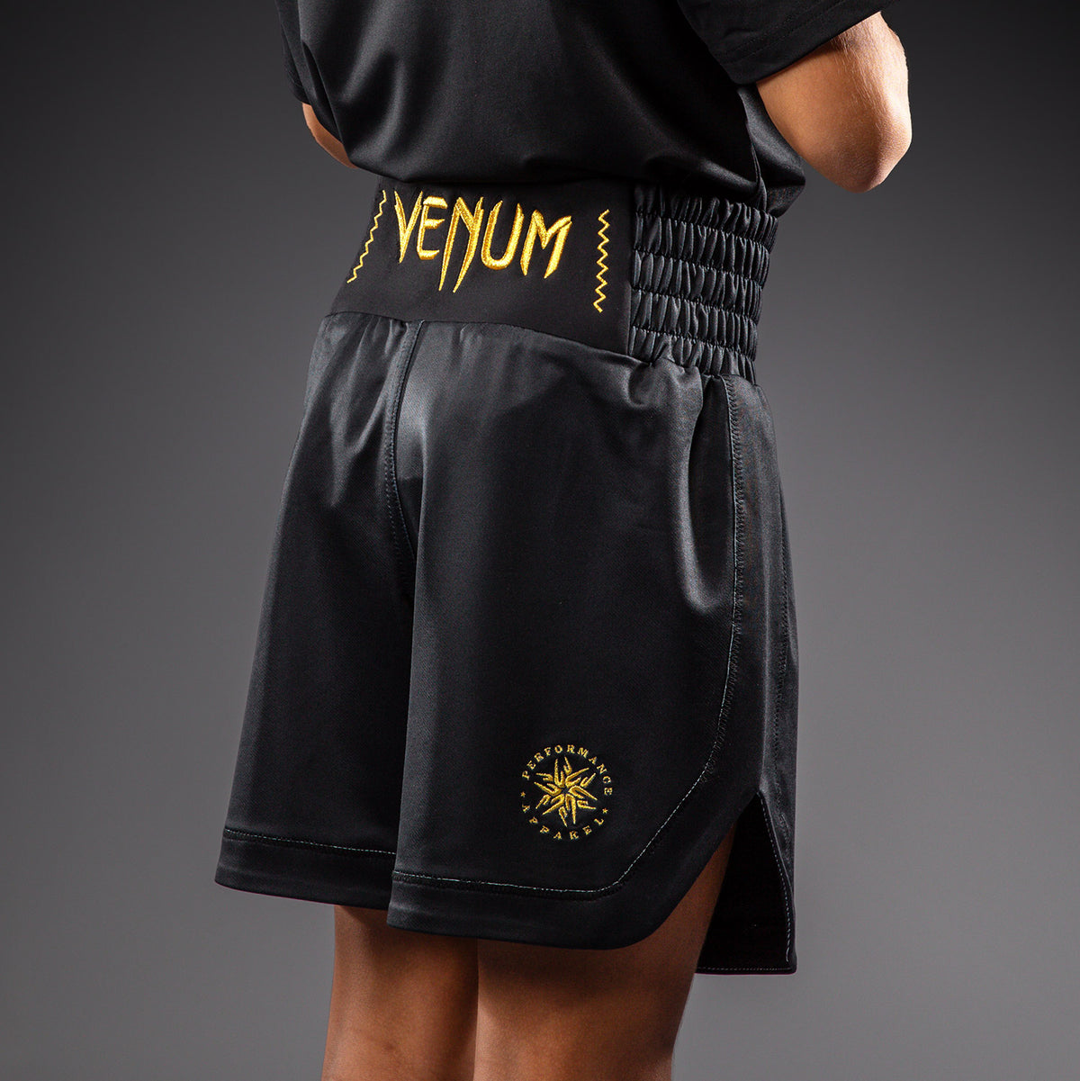 Short de boxe pour Enfant Venum Attack - Noir/Or