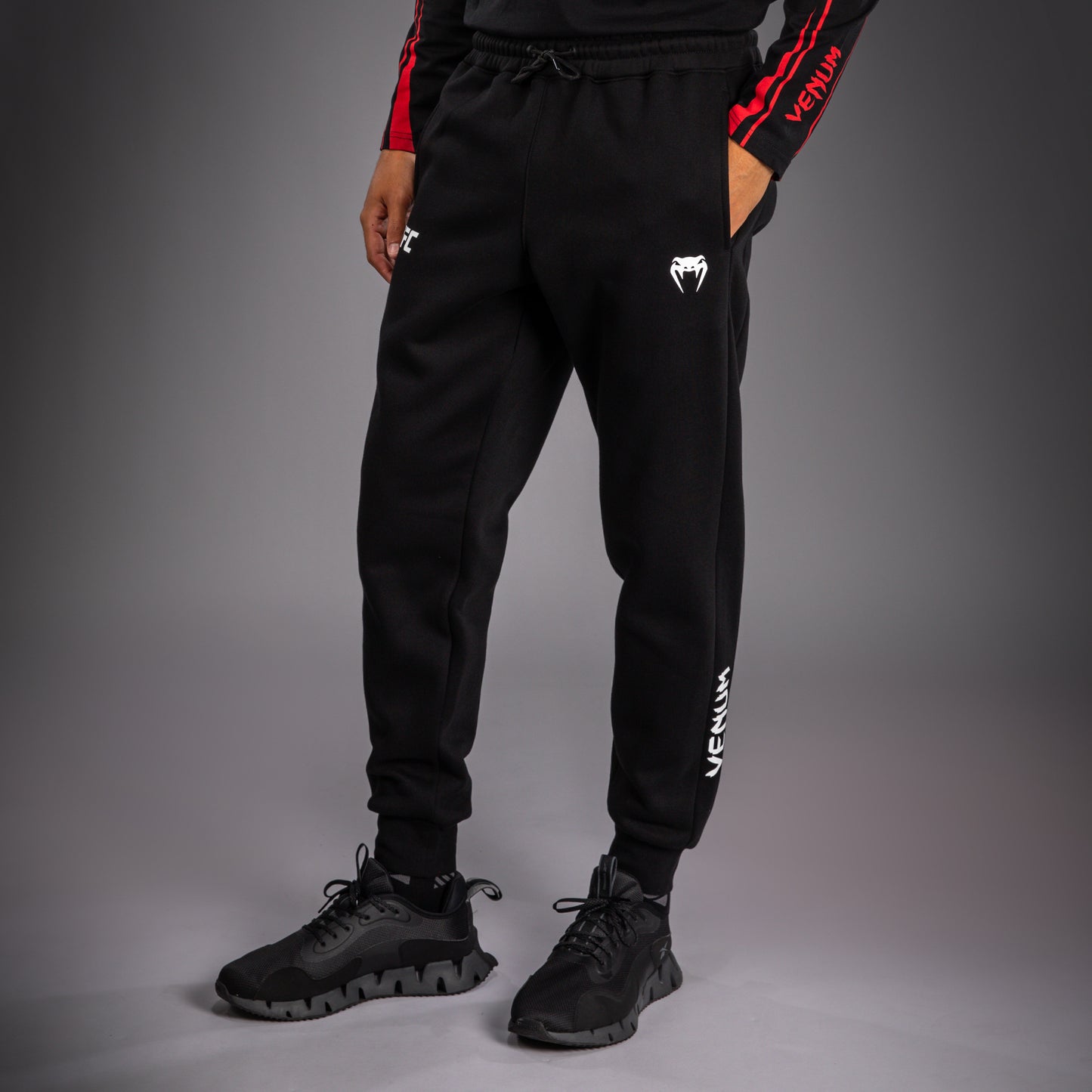 Pantalon en Coton pour Homme Venum UFC Unity by Venum Authentic Fight Week - Noir
