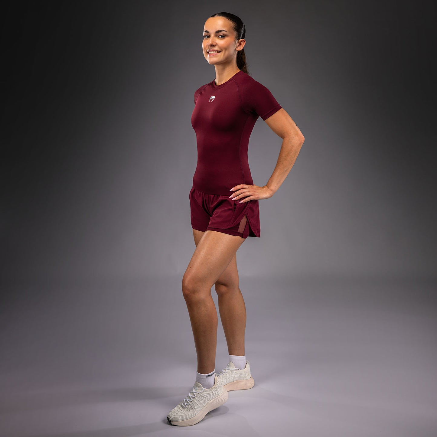 Rashguard à Manches Courtes Venum Aero XT - Prune