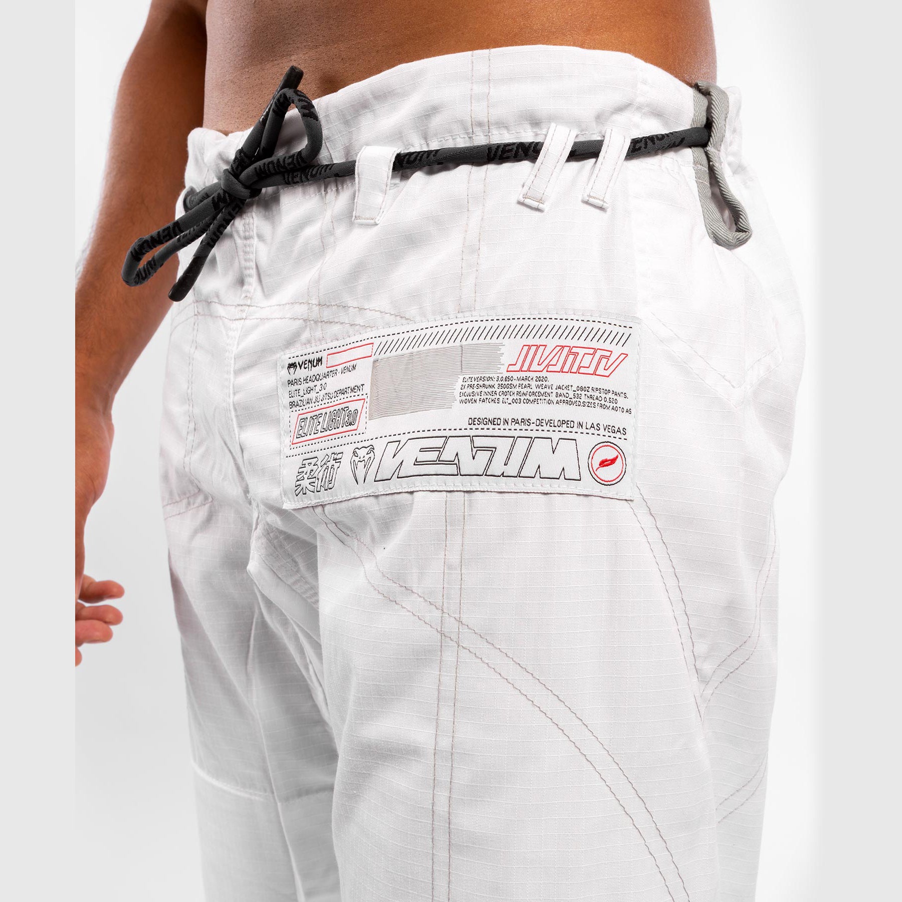 Kimono de BJJ Venum Elite Light 3.0 - Blanc - product-type_Kimonos de JJB