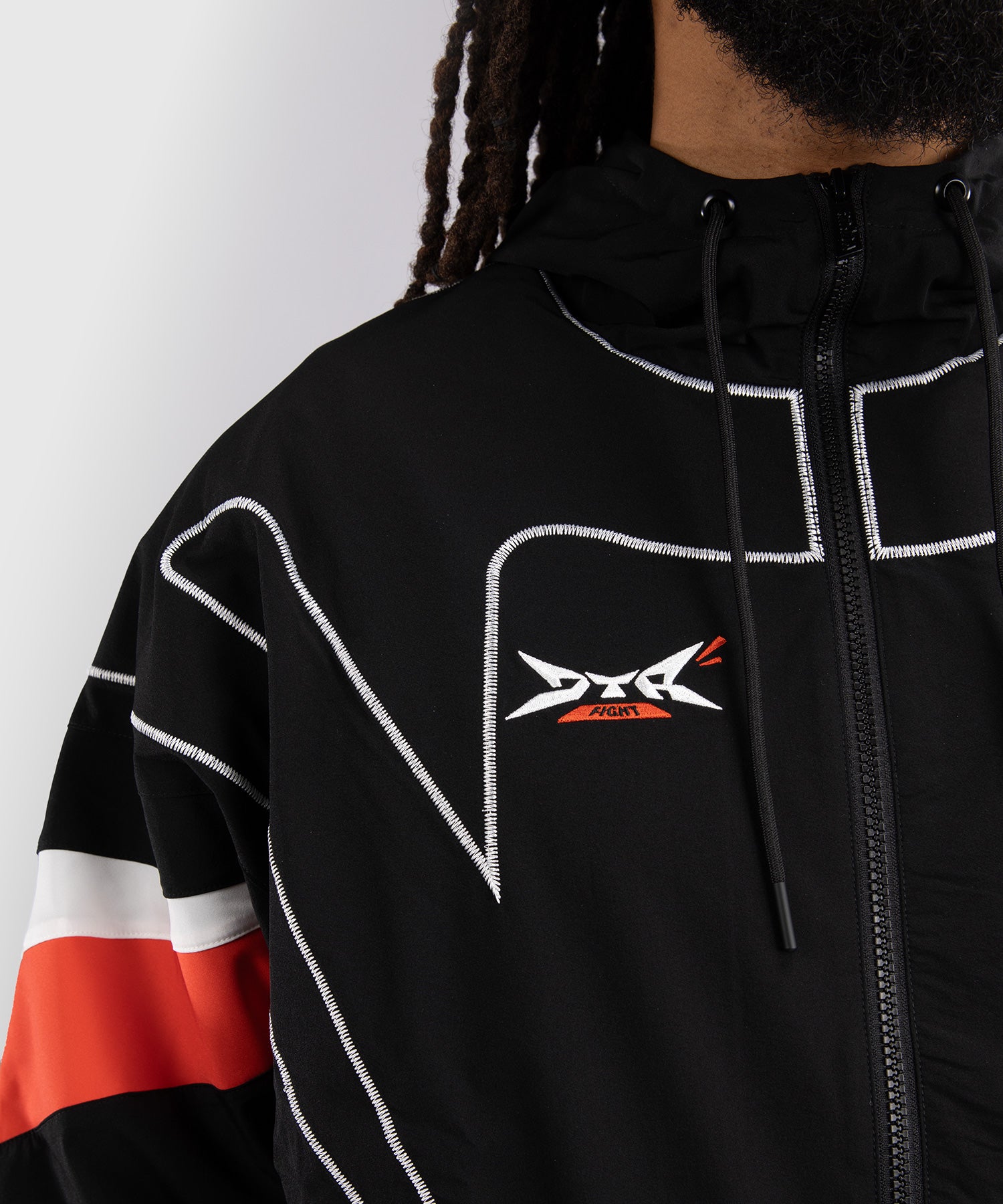 Veste de survêtement Venum x DTR Fight Attack 90 - Noir/Orange - product-type_Vestes