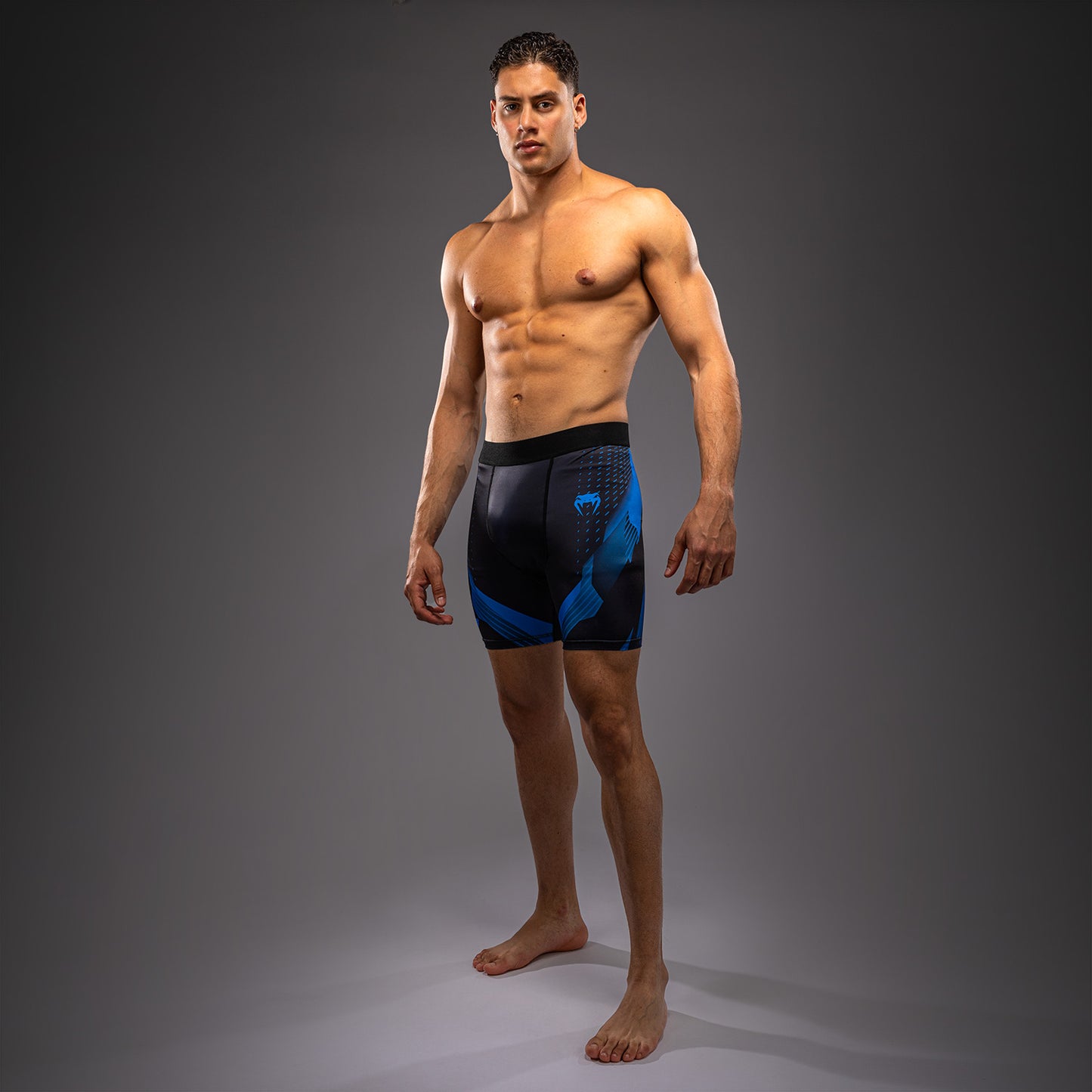 Short de Compression Venum No-Gi 6.0 - Noir/Bleu