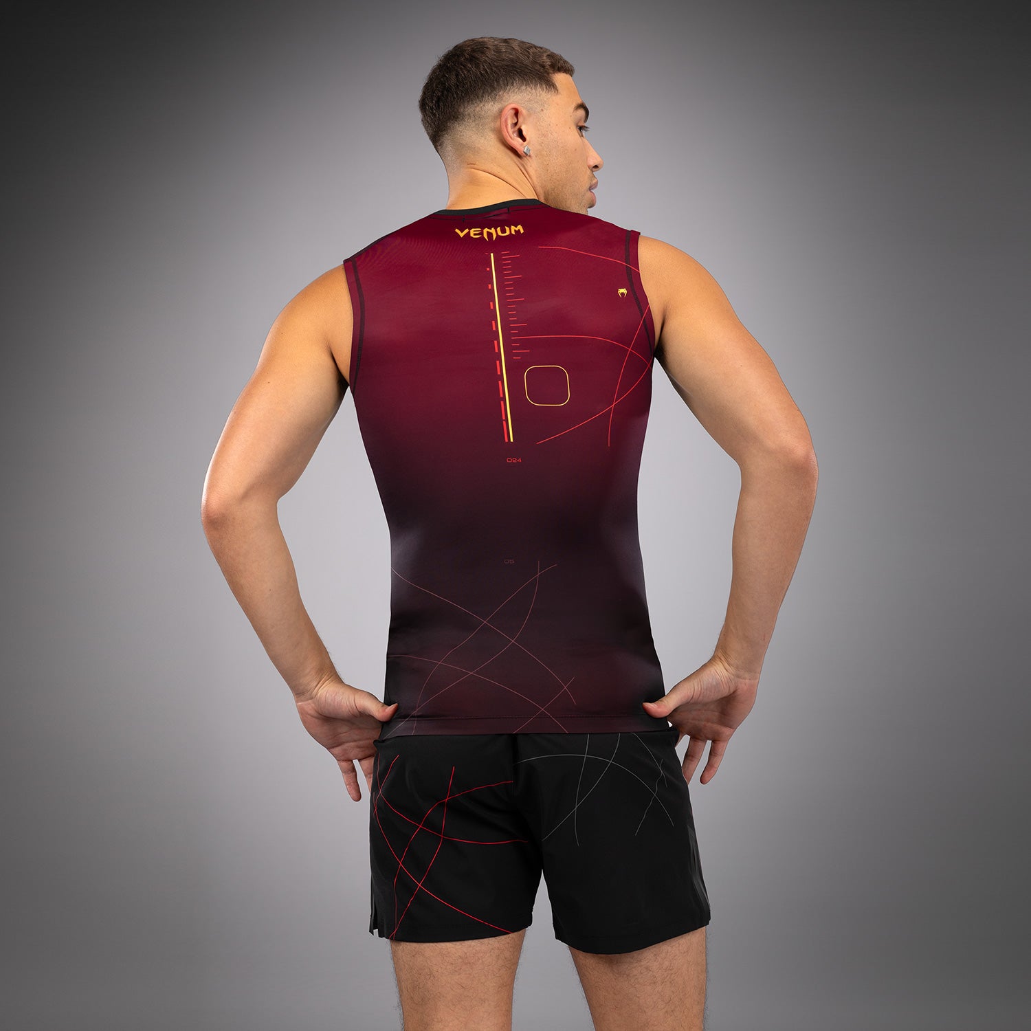 Rashguard Sans Manches Venum Tactical XT- Noir/Bordeaux/Or - product-type_T-Shirts de Compression