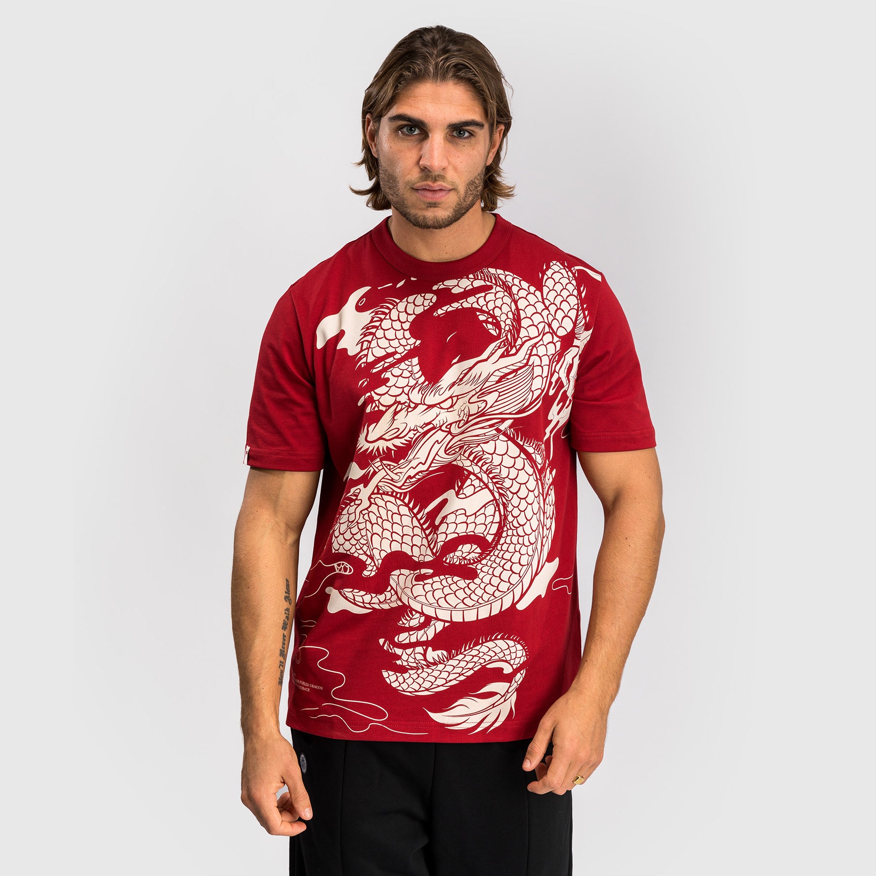 T-shirt Venum Dragon’s Flight - Rouge Cerise/Blanc crème - product-type_T-Shirts