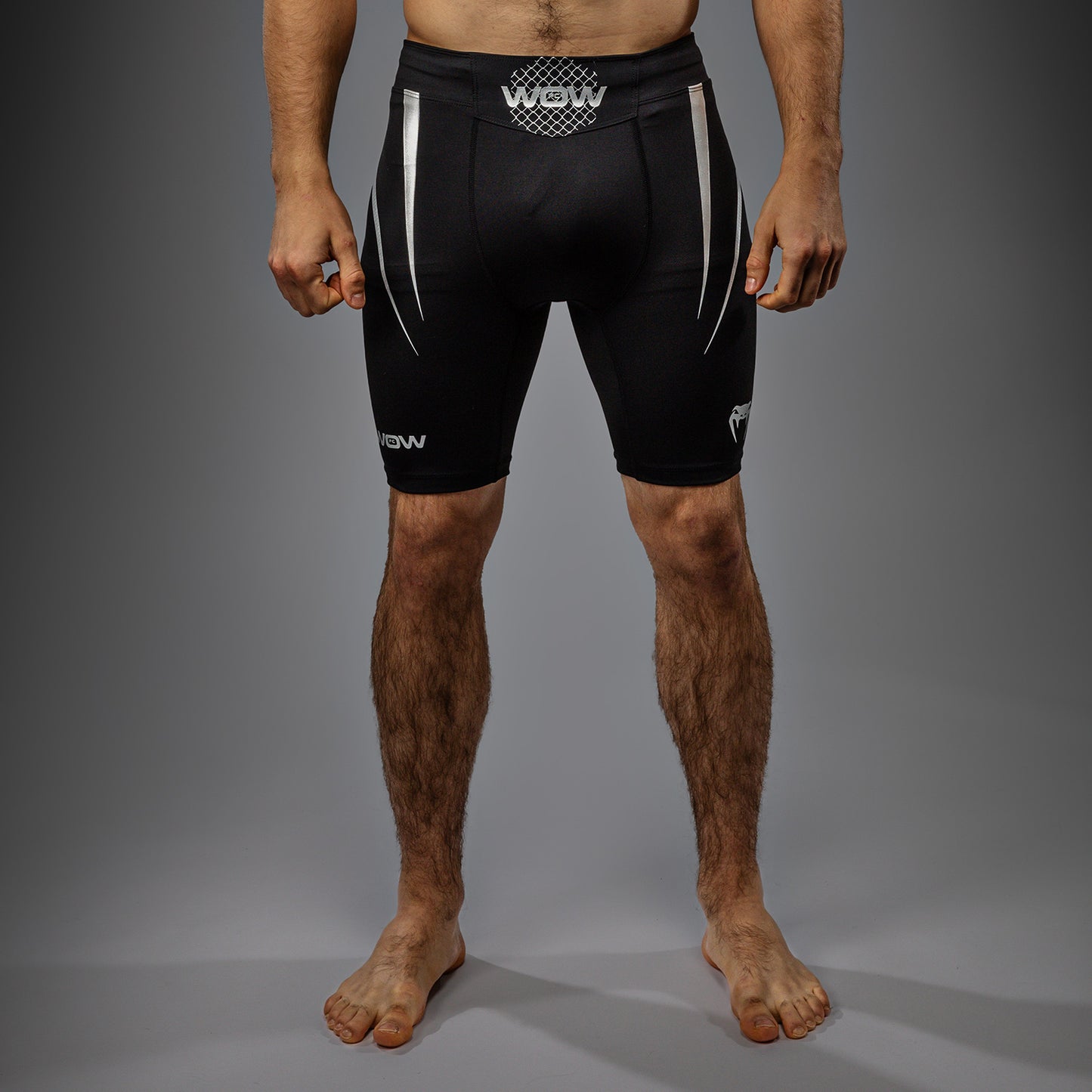 Short de Compression Venum x WOW FC - Noir/Gris - product-type_Shorts de compression