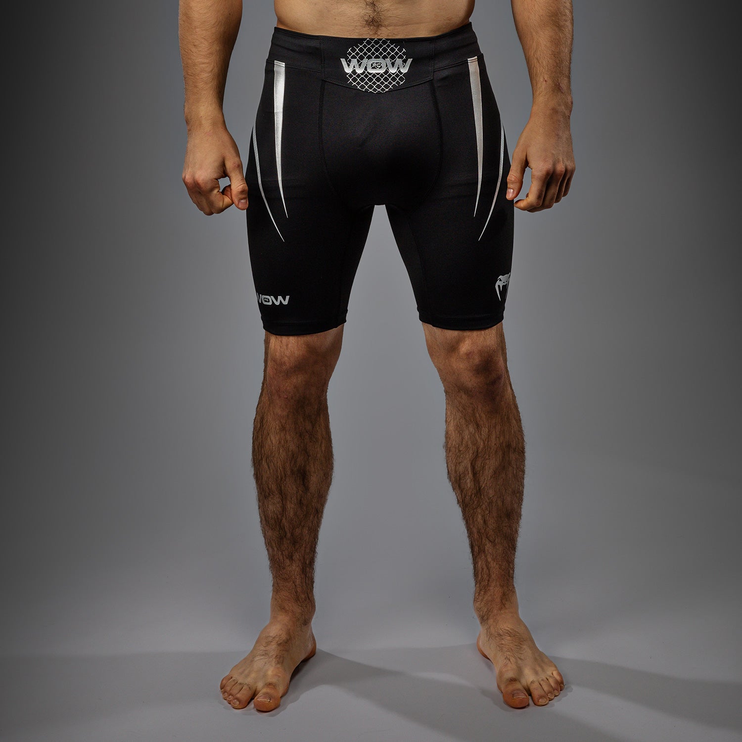 Short de Compression Venum x WOW FC - Noir/Gris - product-type_Shorts de compression