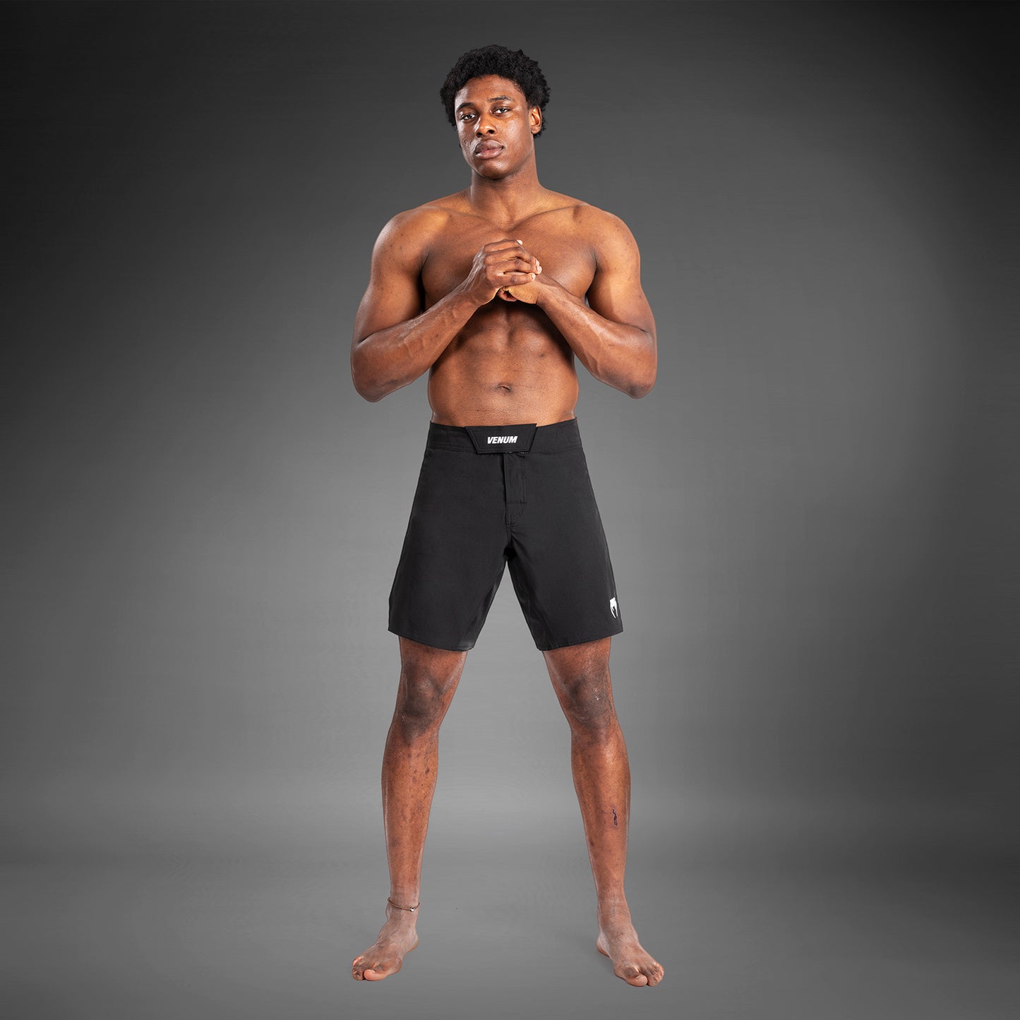 Short de Combat pour Hommes Venum Tempest - Noir/Gris - product-type_Shorts de MMA