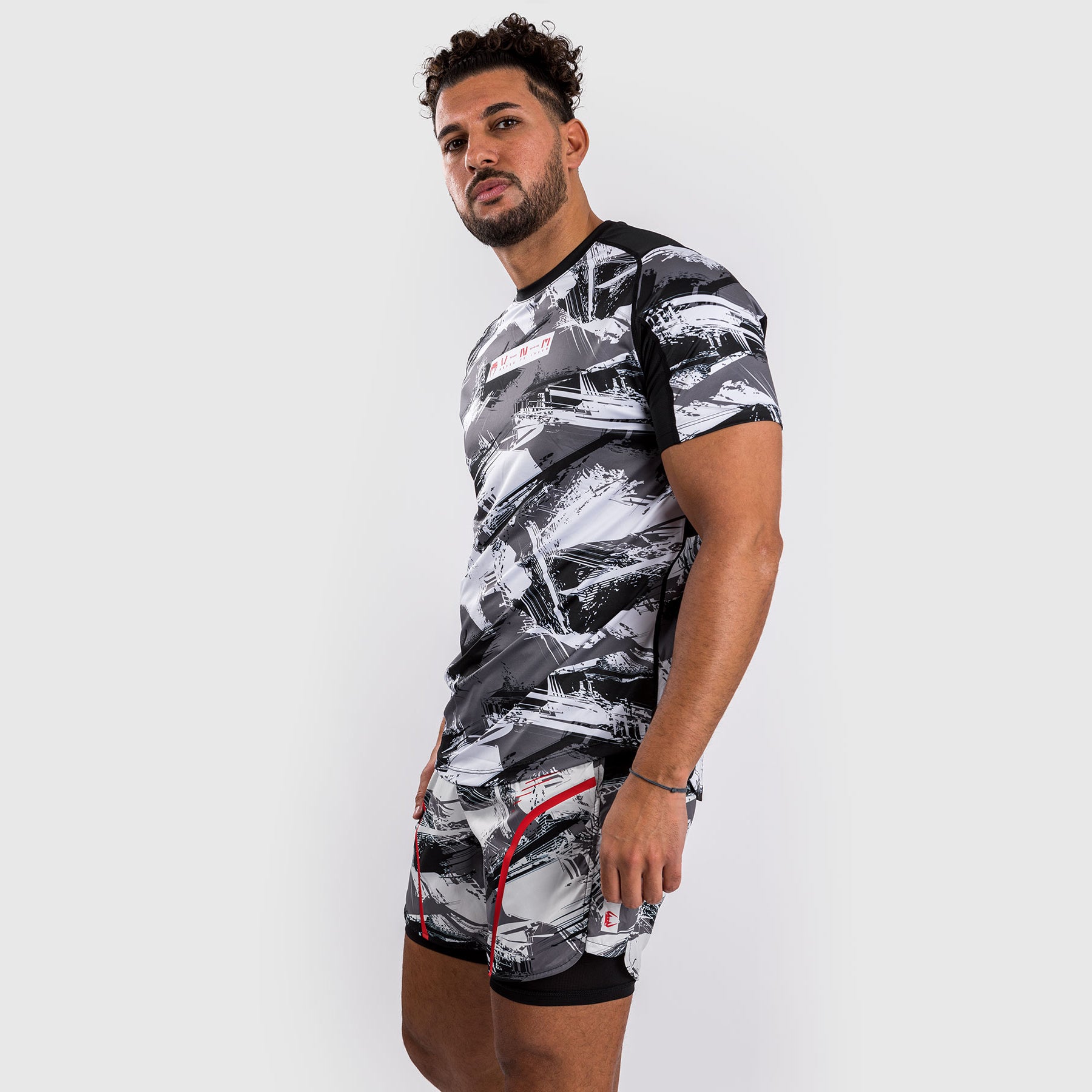 T-shirt Dry-Tech Venum Electron 3.0 - Gris/Rouge - product-type_T-Shirts Dry Tech