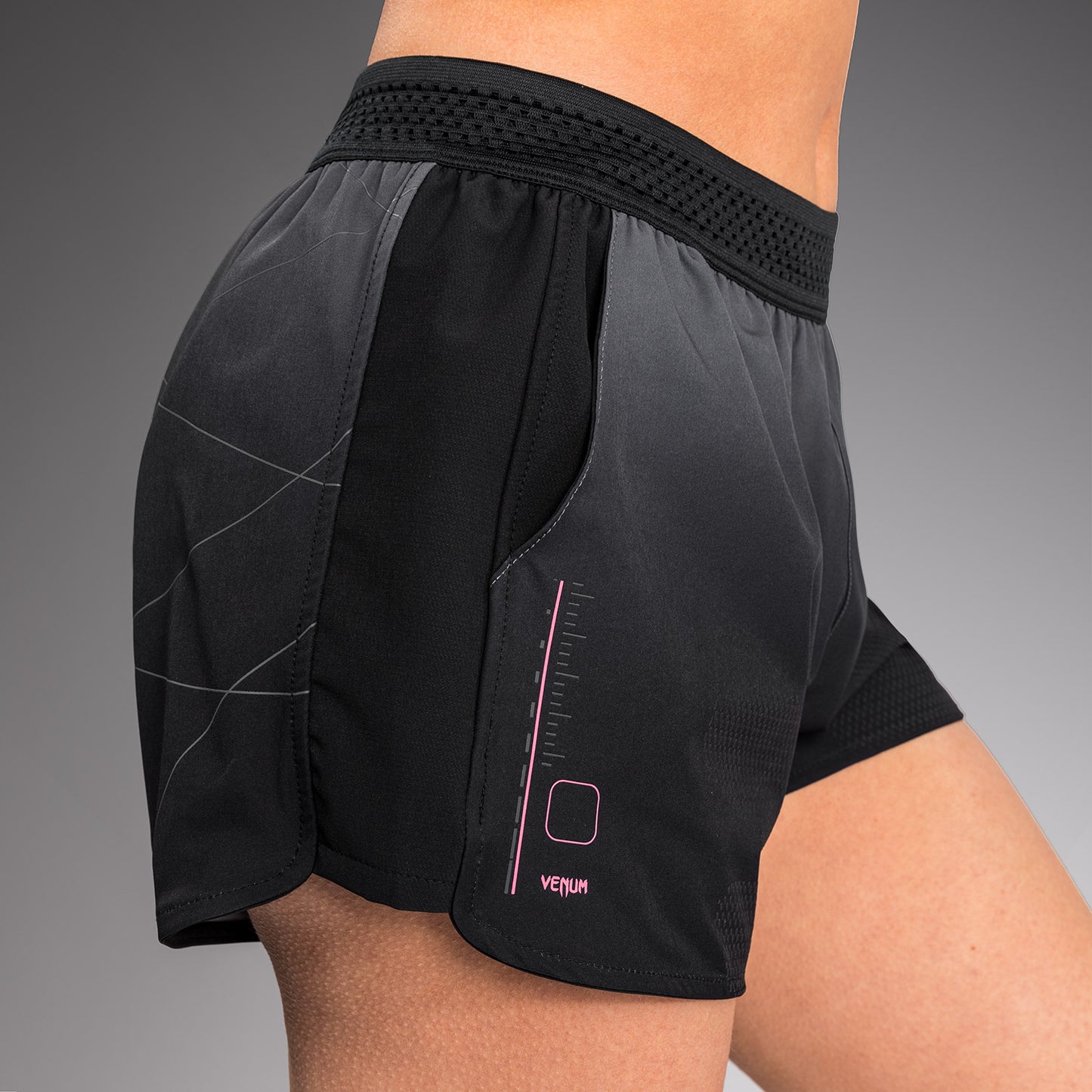 Short d'entraînement Venum Tactical XT- Noir/Gris Tempête