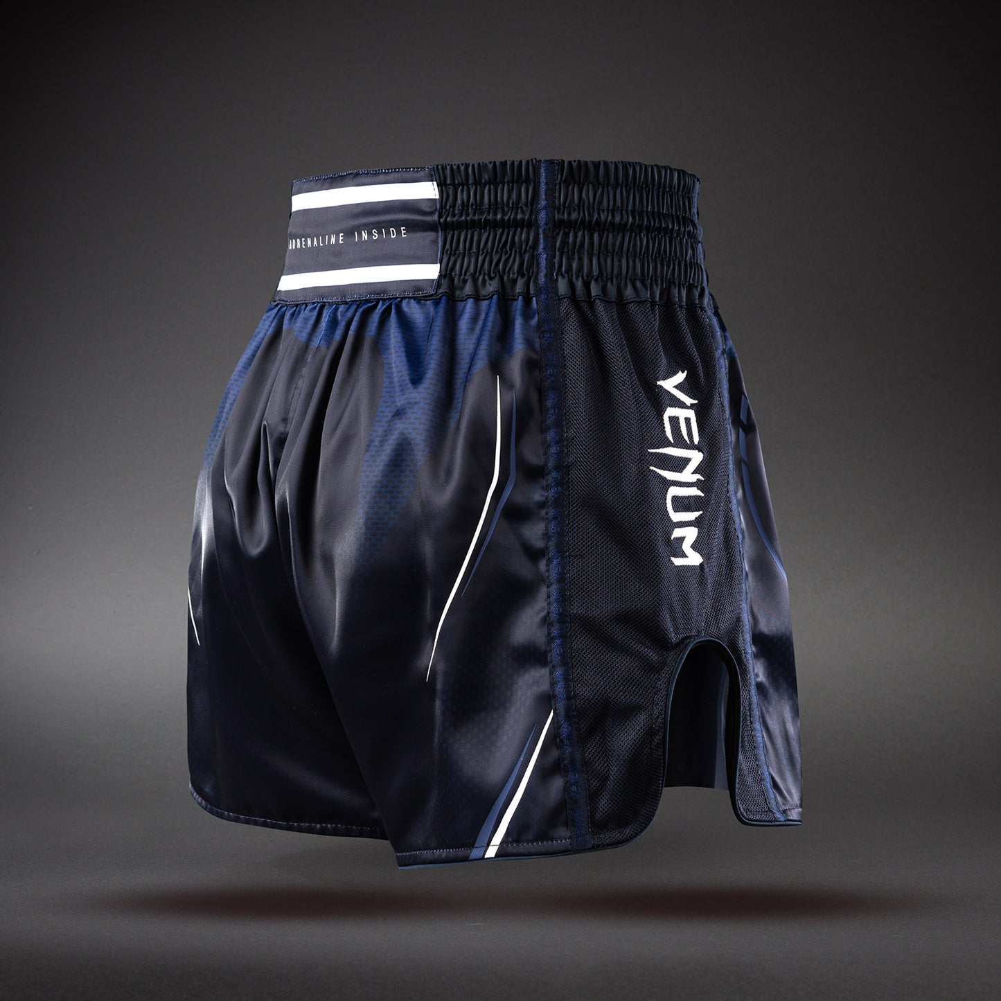 Short de Muay Thaï Venum G-Core - Bleu Marine/Blanc
