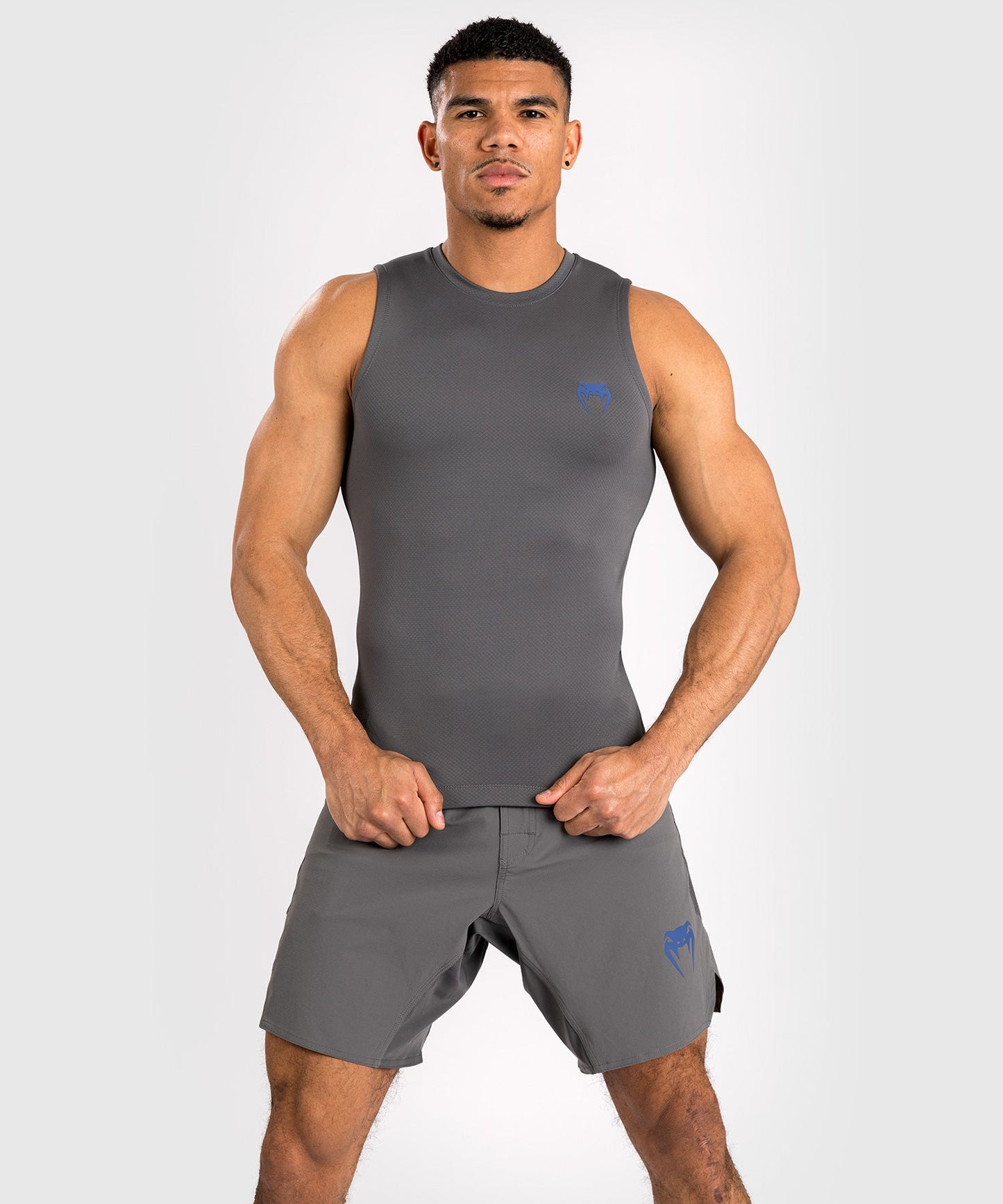 Rashguard sans manches pour hommes Venum Contender - Gris - Débardeurs