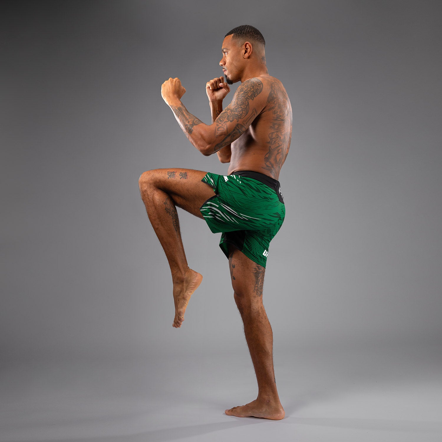 Shorts de Combat pour Hommes UFC Fusion by Venum Authentic Fight Night - Coupe Courte - Vert - product-type_Shorts de MMA