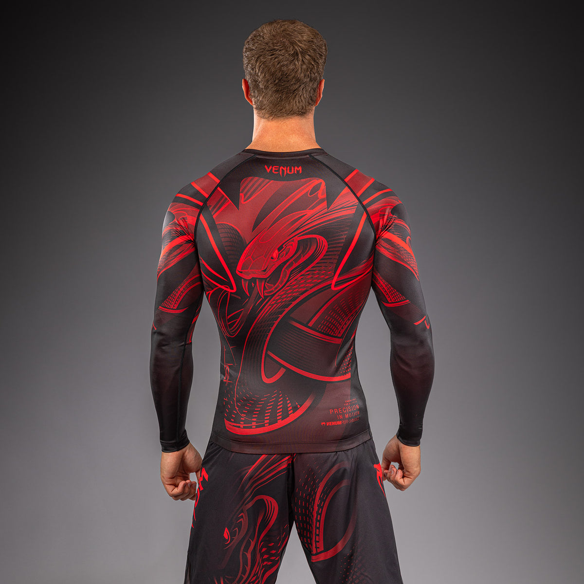 Rashguard manches longues Venum Crimson Viper 2.0 - Noir/Rouge