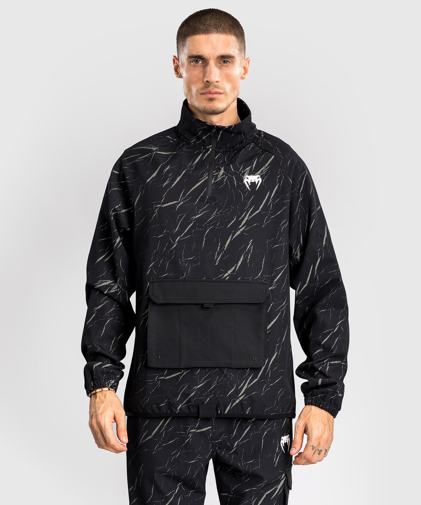 Veste de Survêtement Pour Hommes Venum Trooper - Noir/Beige - product-type_Sweatshirts