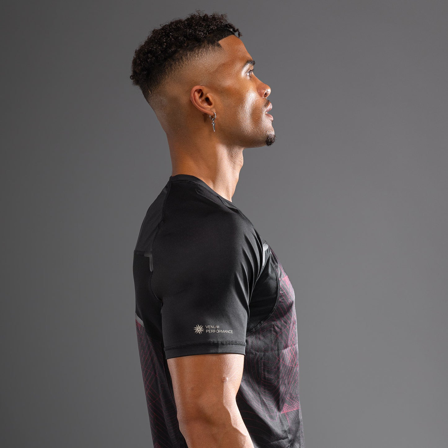 T-Shirt Dry-Tech Venum G-Fit Air - Noir Profond/Rouge Feu - product-type_T-Shirts Dry Tech