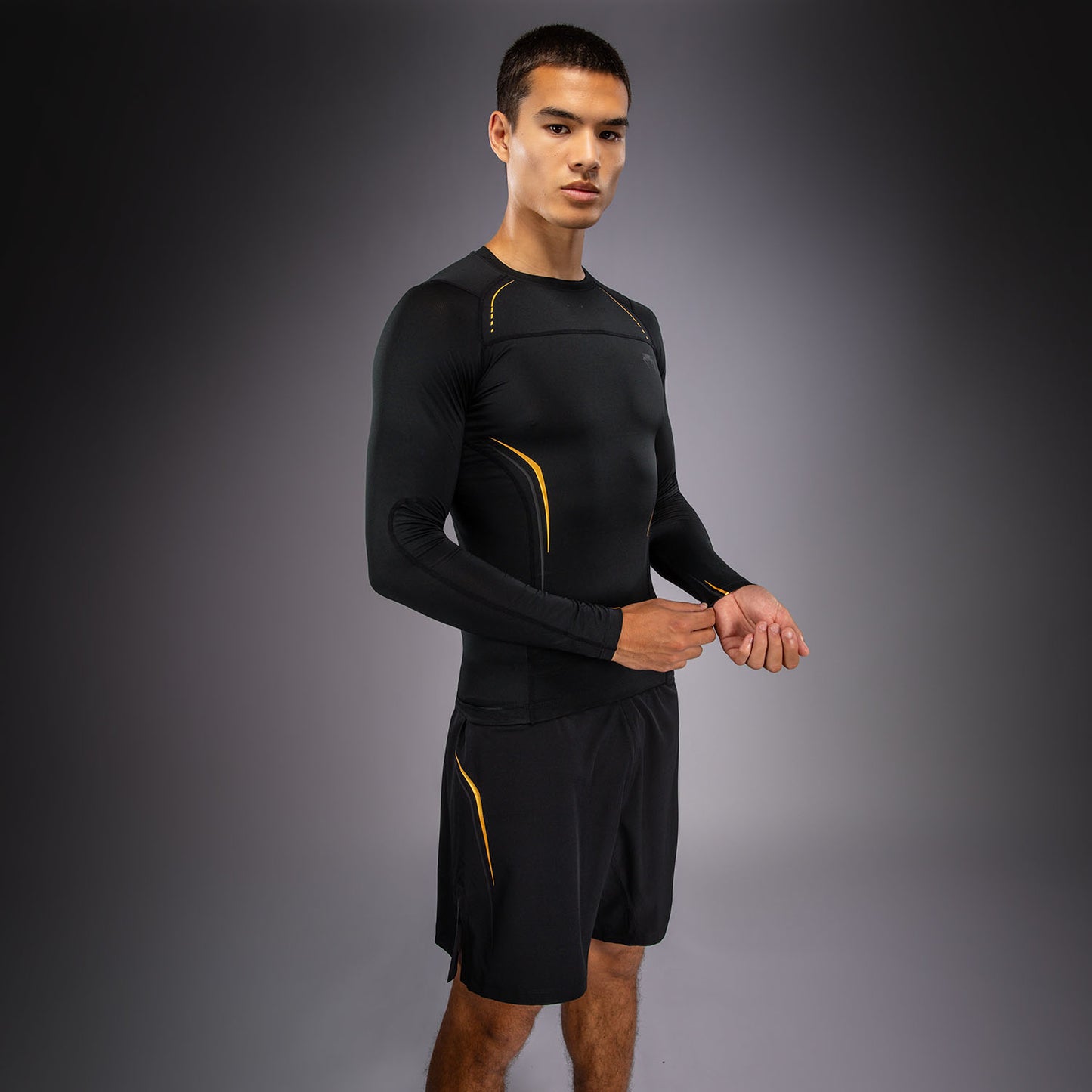 Rashguard à Manches Longues Venum G-Core - Noir/Or