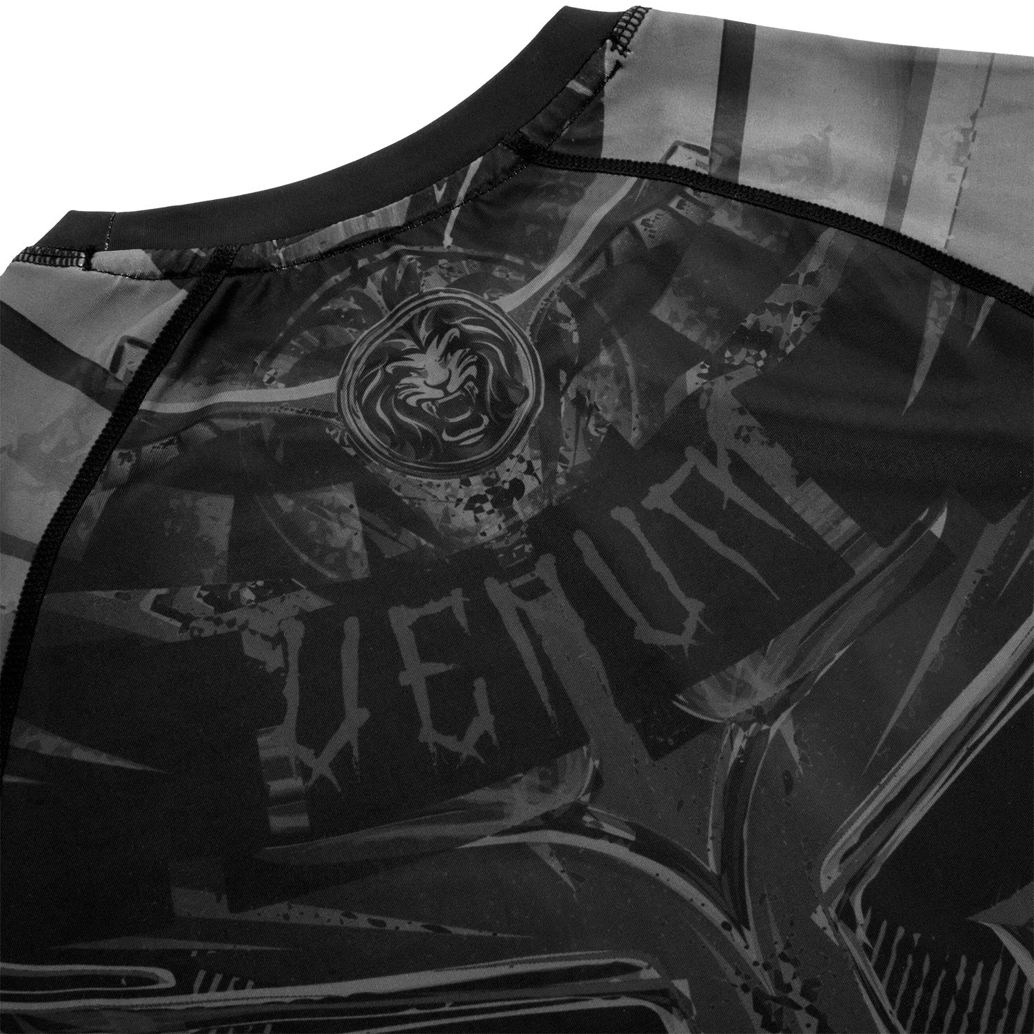 Rashguard Venum Gladiator 3.0 Manches longues - Noir/Noir - Exclusivité - product-type_T-Shirts de Compression