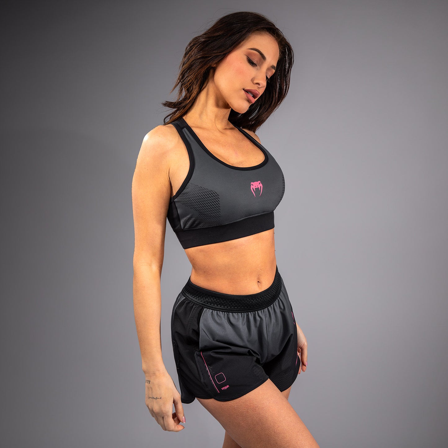 Brassière de Sport Venum Tactical XT- Noir/Gris Tempête - product-type_Brassières de sport