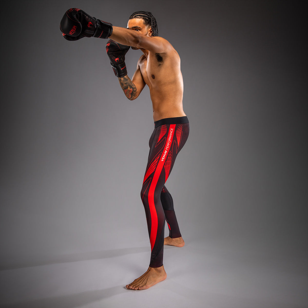 Pantalon de compression Venum Amazonia Reborn - Noir/Rouge