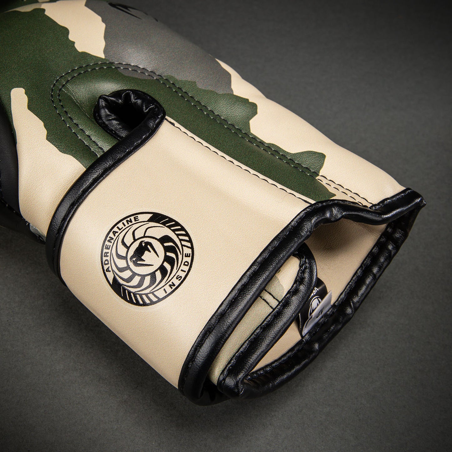 Gants de boxe Venum Elite Camo - Kaki/Blanc Cassé