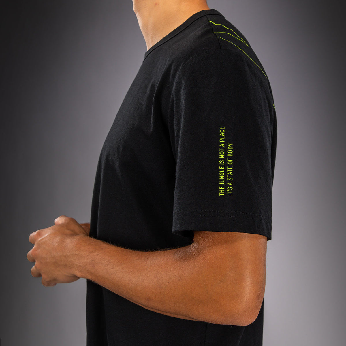 T-shirt Venum Amazonia Reborn - Noir/Vert