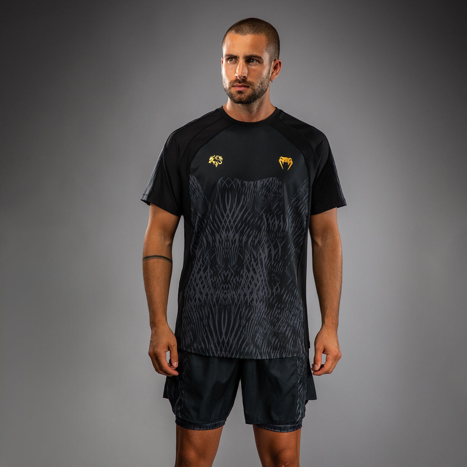 T-shirt Dry-Tech Venum x Chimaev - Noir/Gris - product-type_T-Shirts Dry Tech
