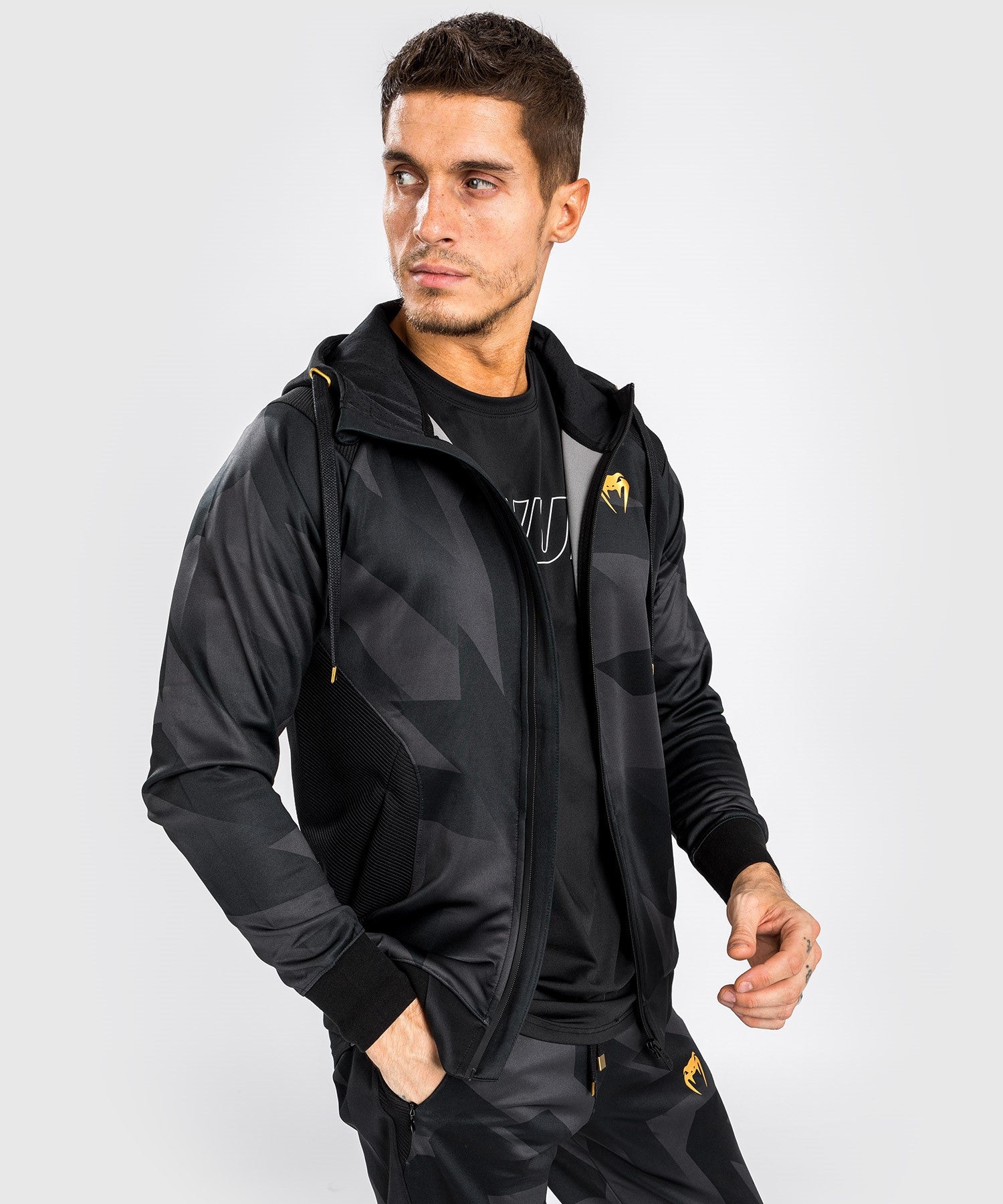 Sweatshirt à Capuche Venum Razor - Noir/Or - product-type_Vestes