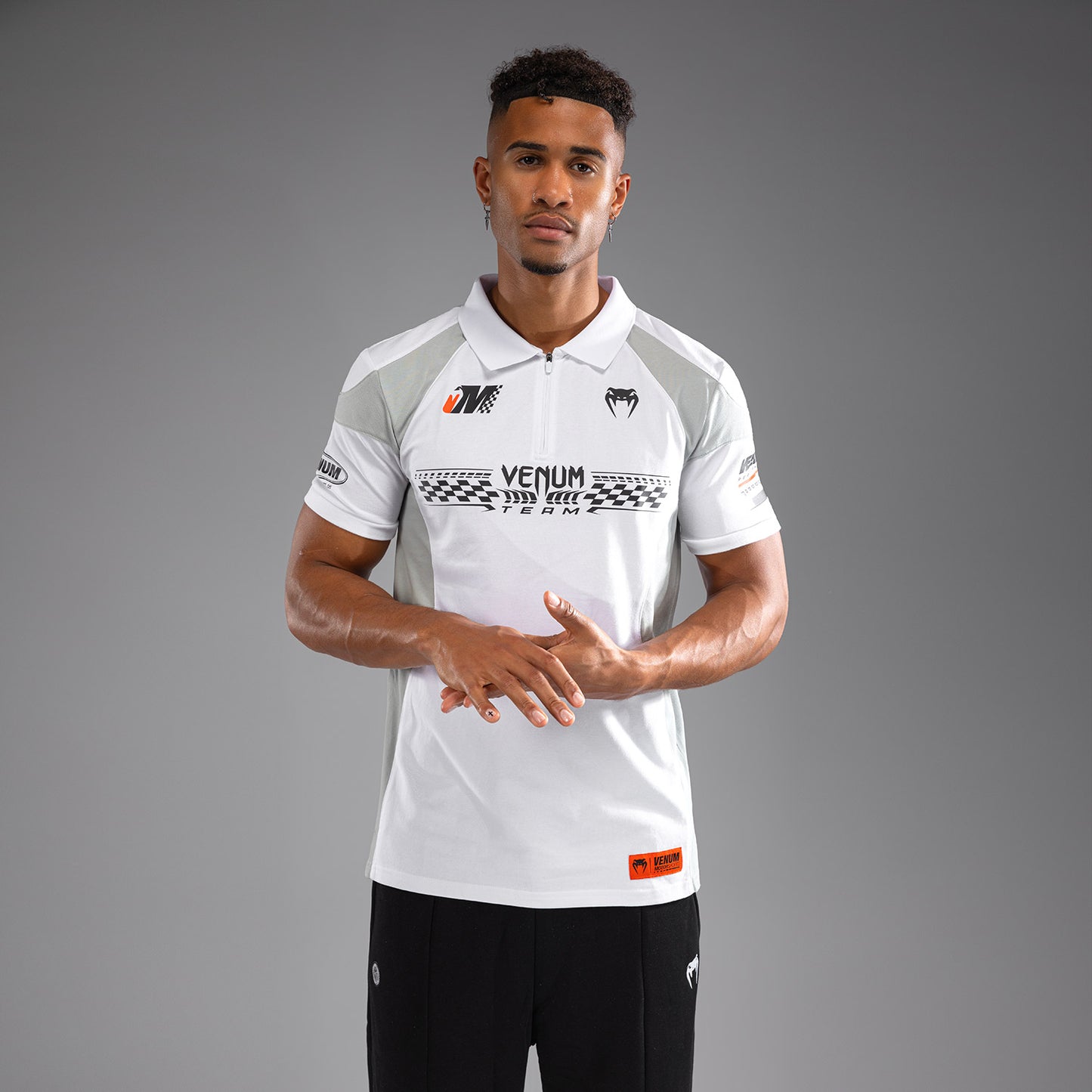 Polo en Coton Venum Motorsport - Blanc Neige - product-type_Polos