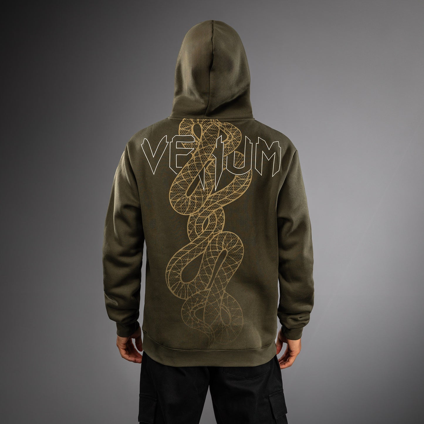 Sweat à Capuche Venum Serpenti – Kaki/Bronze/Ivoire - product-type_Sweatshirts