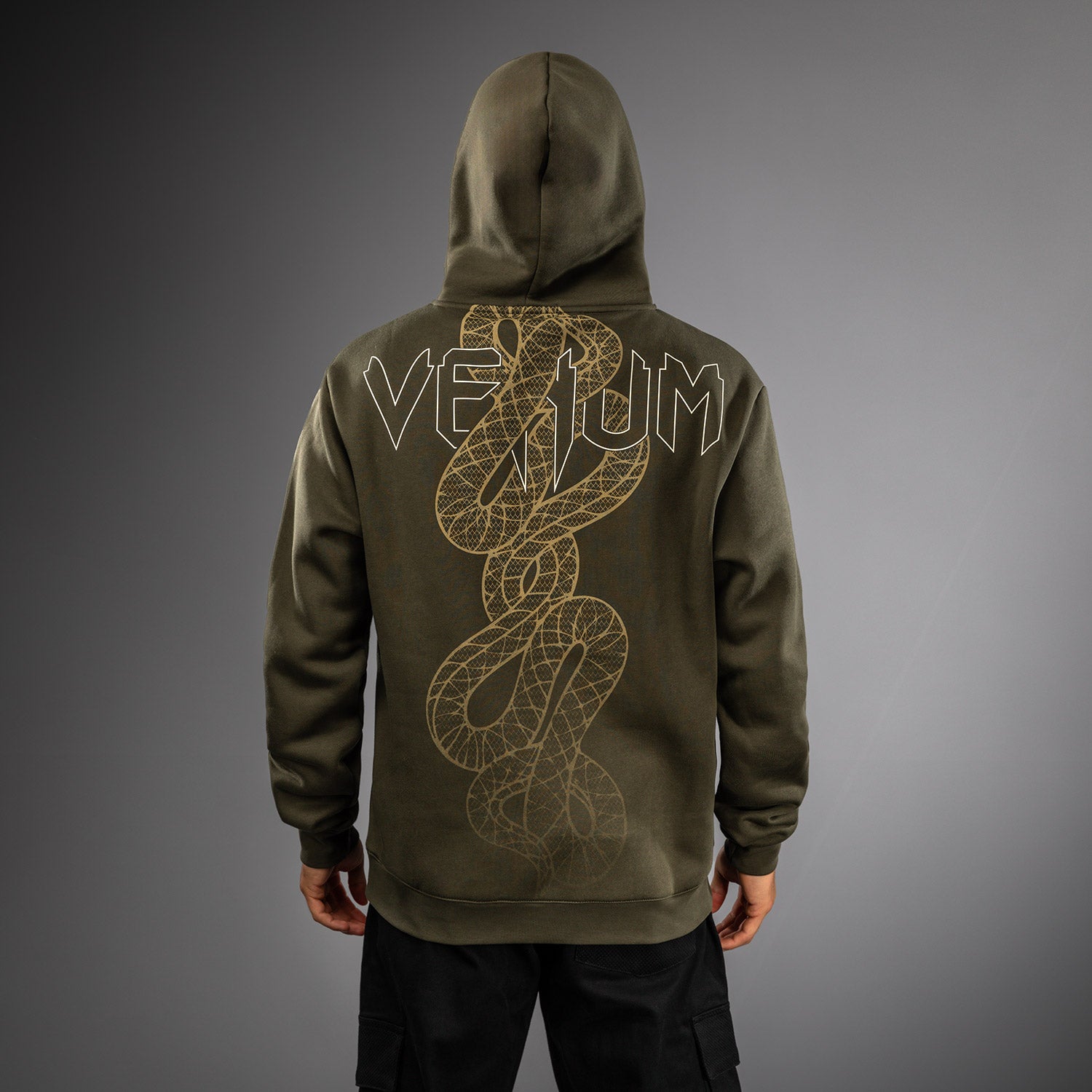 Sweat à Capuche Venum Serpenti – Kaki/Bronze/Ivoire - product-type_Sweatshirts