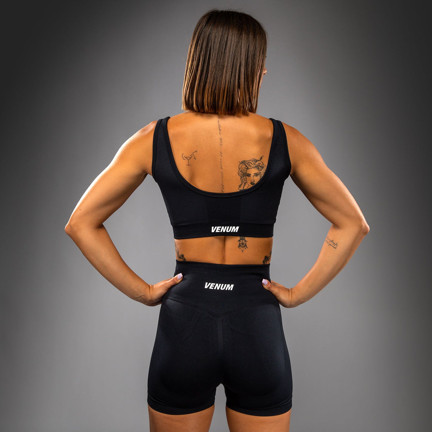 Brassière de Sport Longue Venum Sculpt – Noir/Blanc - product-type_Brassières de sport