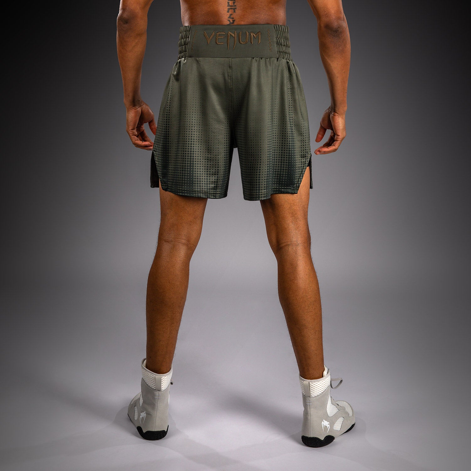 Short de Boxe Venum Stealth – Kaki/Vert Foncé - product-type_Shorts de boxe