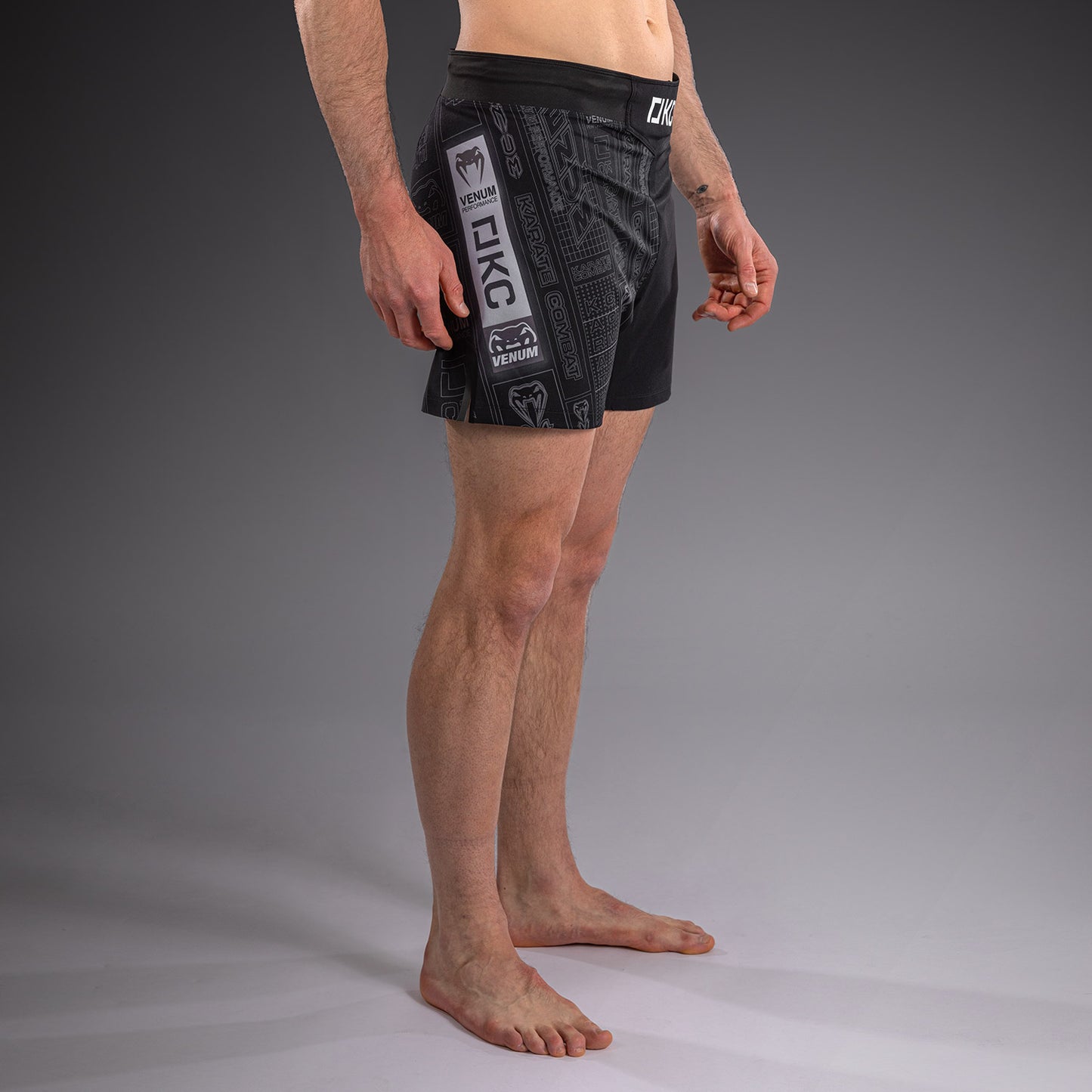 Short de Combat Karate Combat by Venum – Noir/Gris - product-type_Shorts de MMA