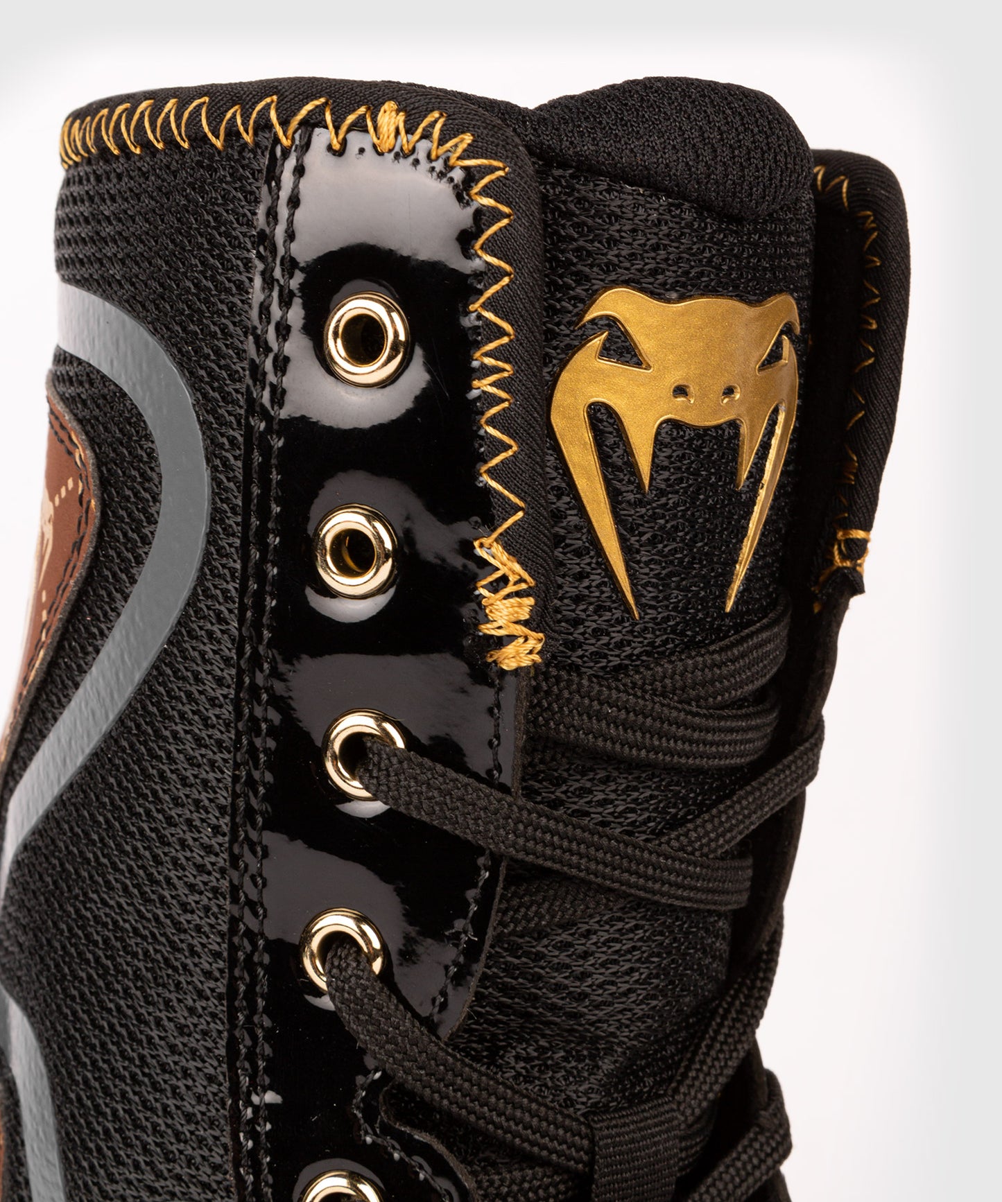 Chaussures de Boxe Venum Elite Evo Monogram - Noir/Marron - product-type_Chaussures de boxe