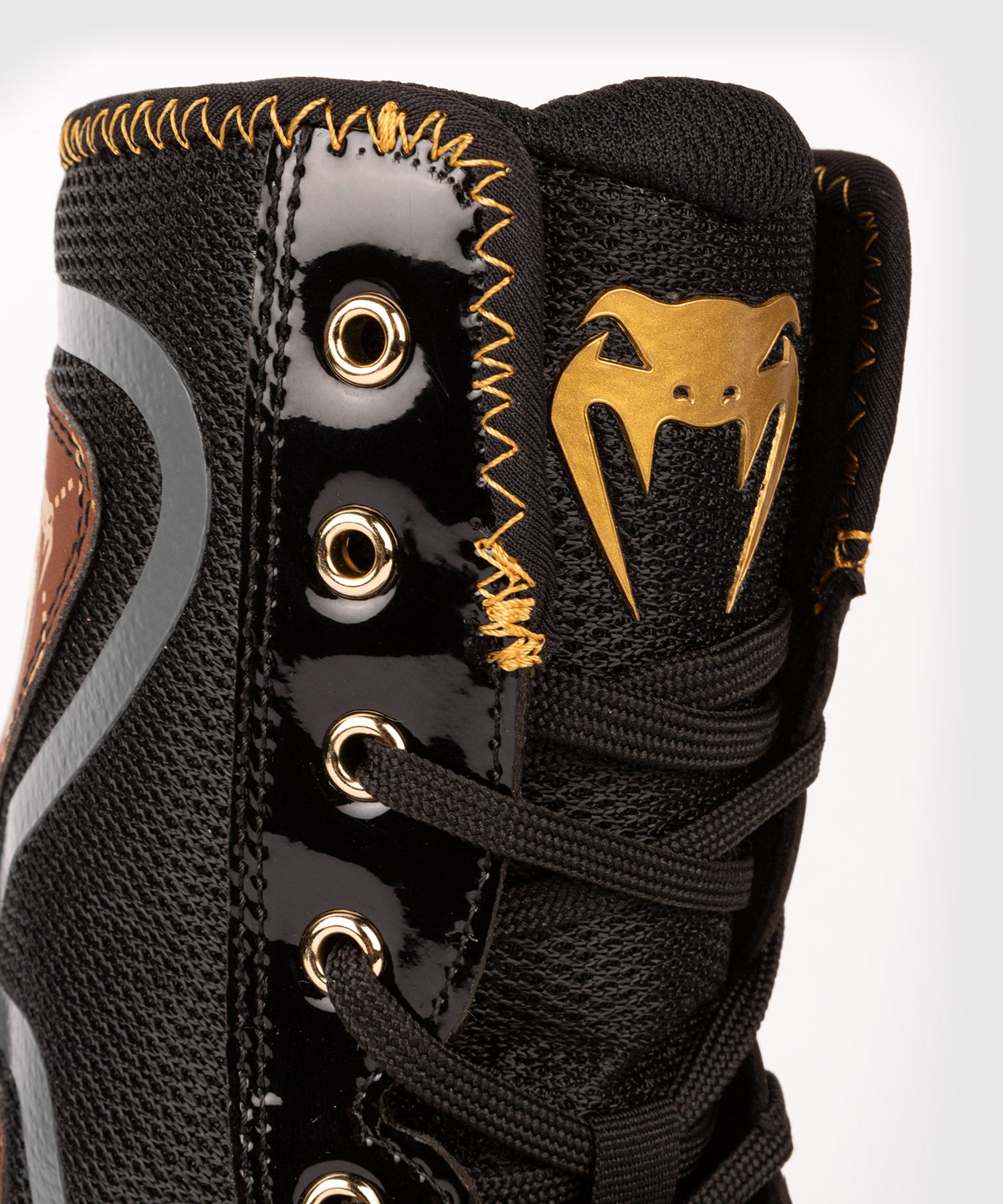 Chaussures de Boxe Venum Elite Evo Monogram - Noir/Marron - product-type_Chaussures de boxe